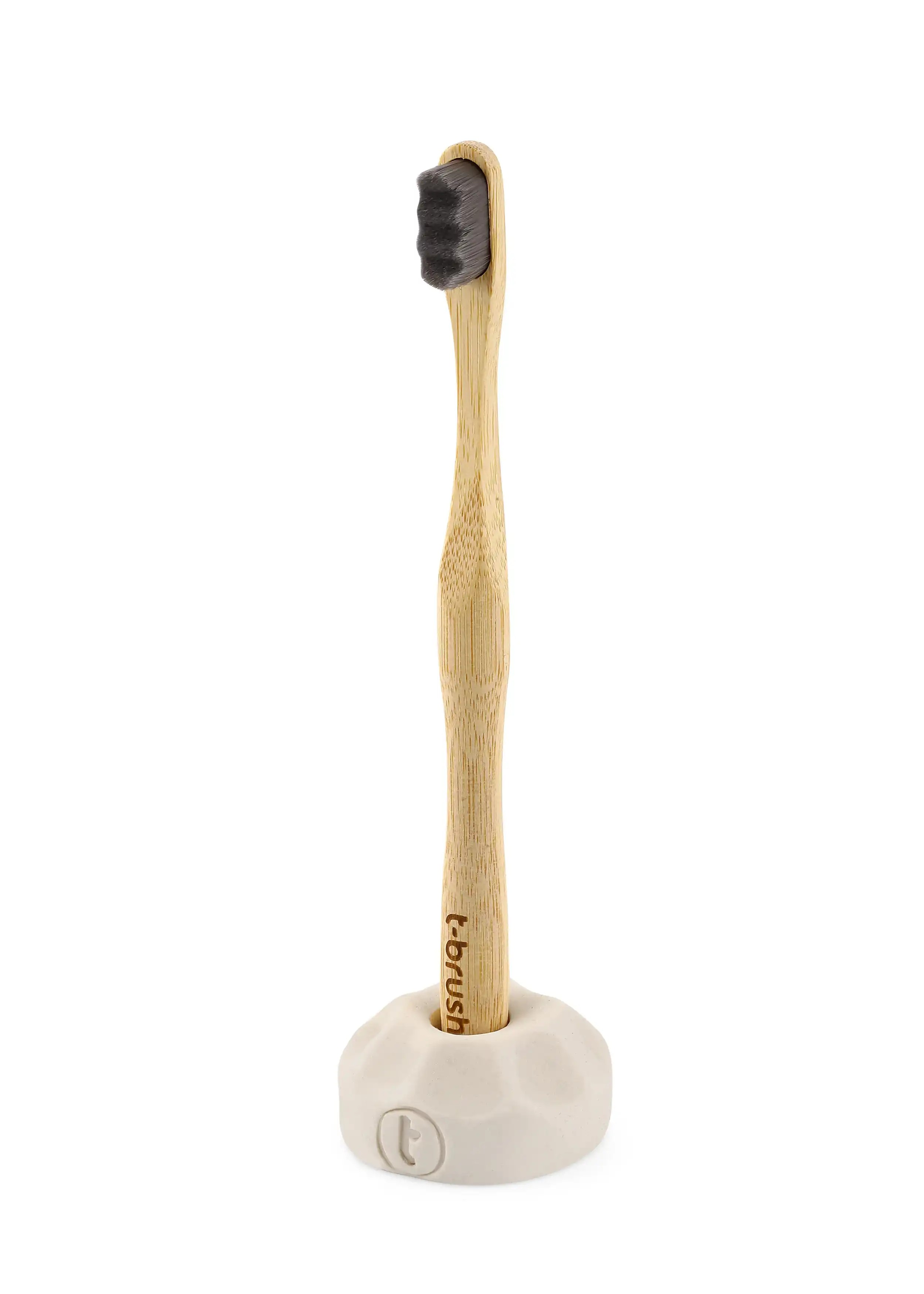 Dekoratif Modern  Simetrik Bambu Diş Fırçası Standı 