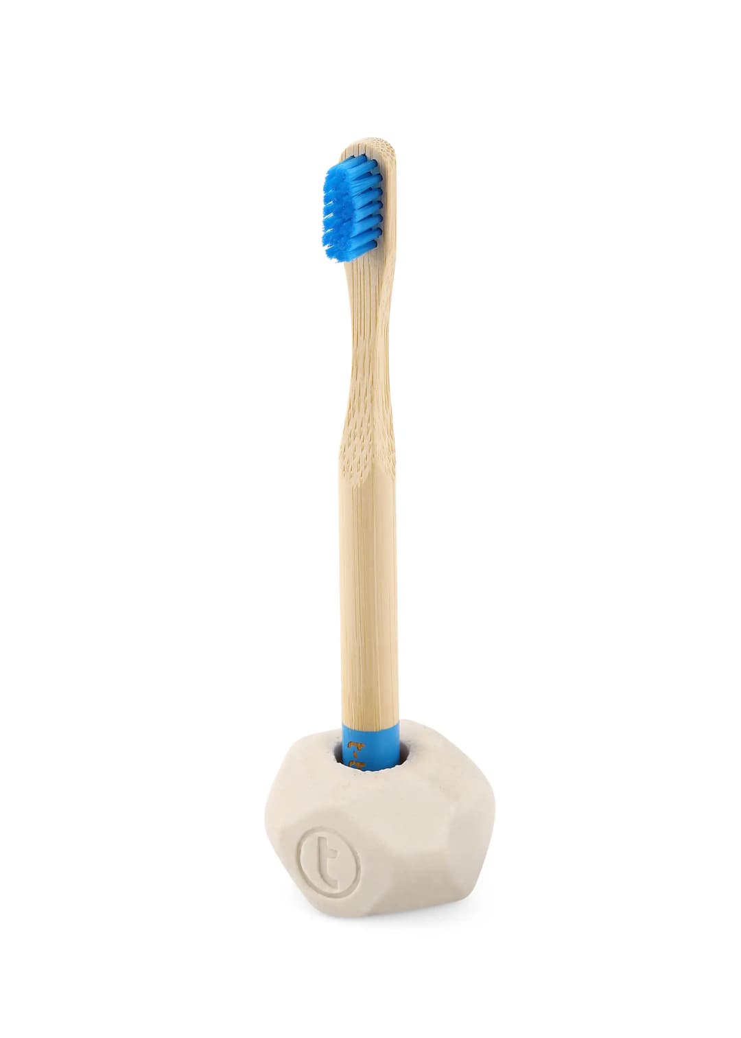T-Brush Dekoratif Yıldız Model Bambu Diş Fırçası Standı
