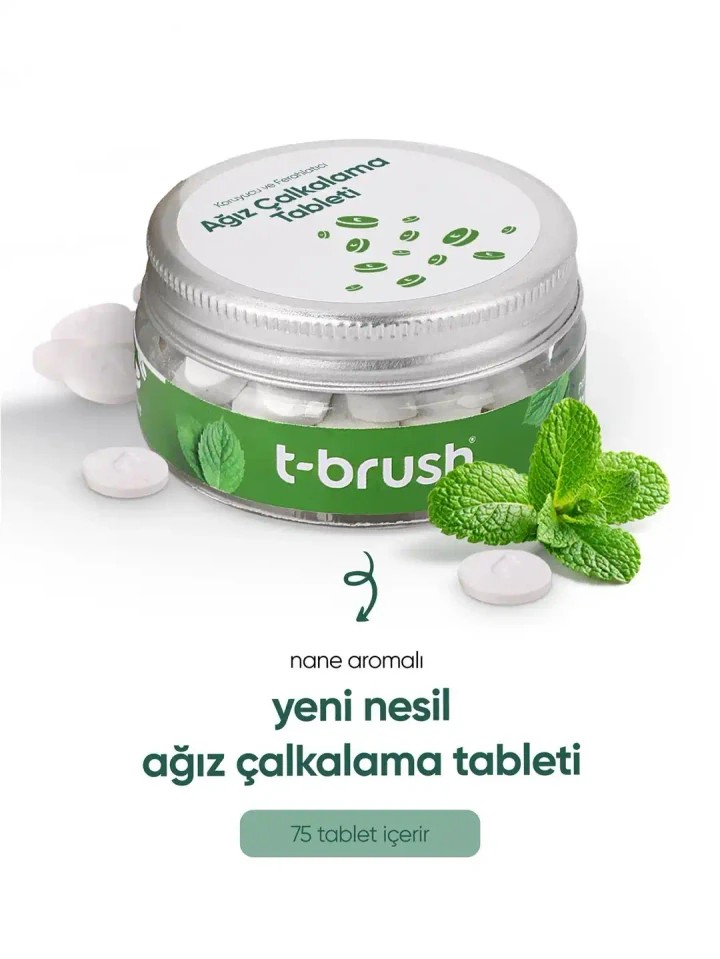 T-Brush - Premium Naneli Ferahlatıcı Ağız Bakım Seti