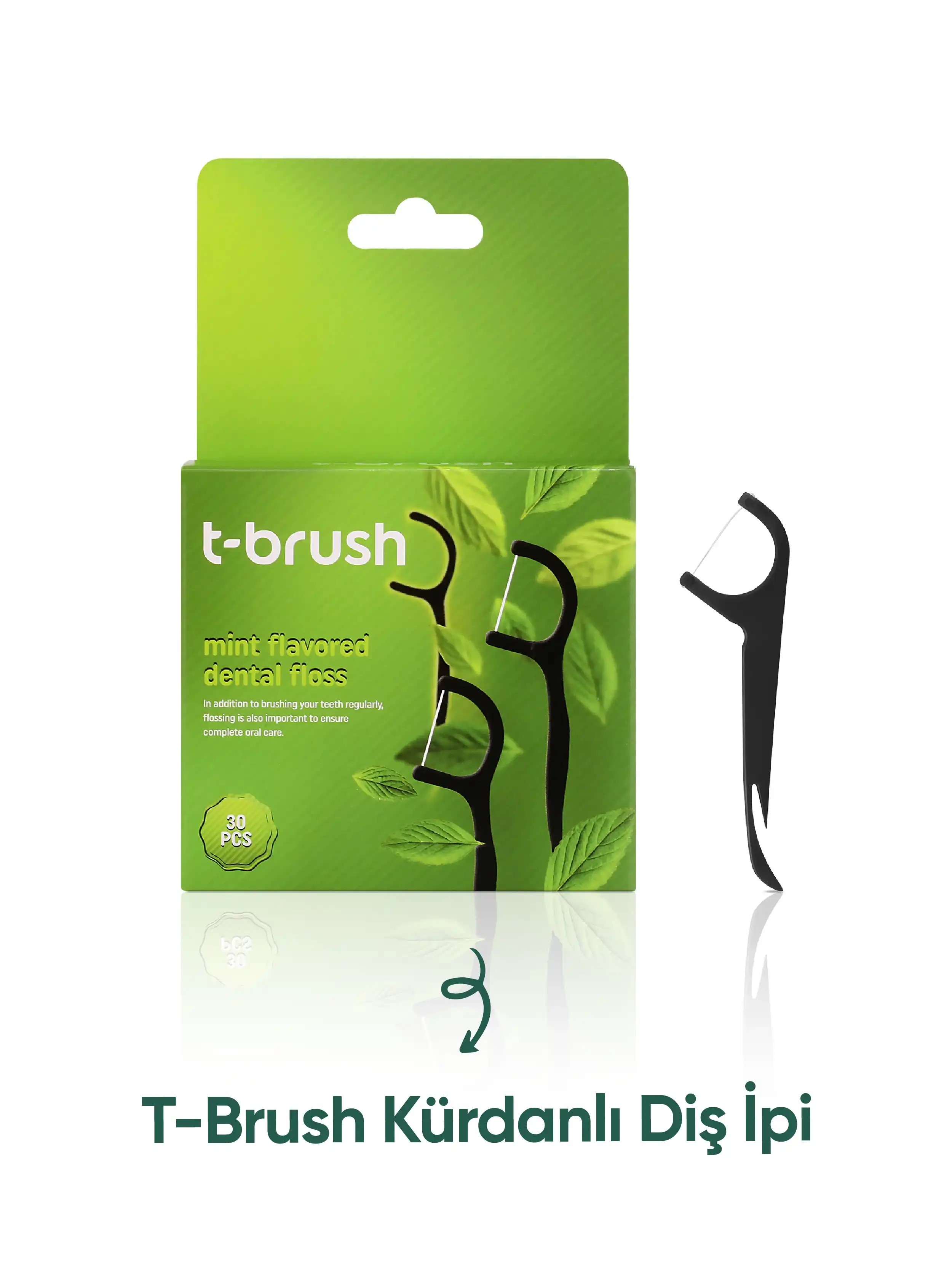 T-Brush Kürdanlı Diş İpi – 30 adet