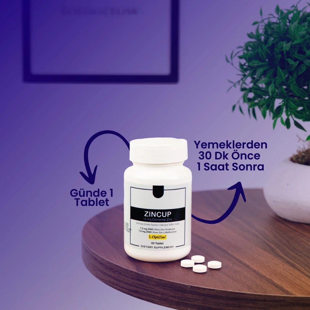 Smartcaps Zincup 15mg Elementel Çinko