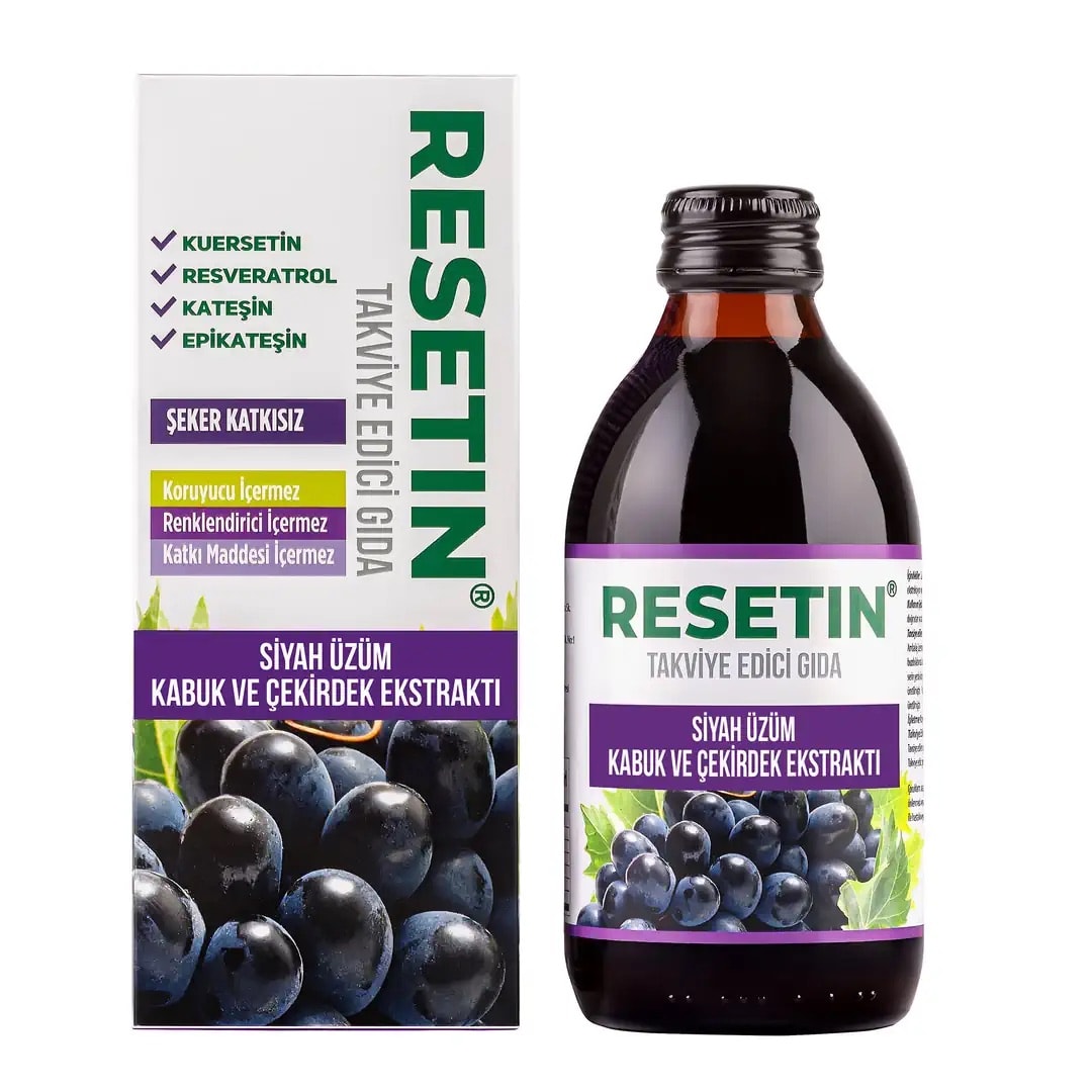 Resetin Siyah Üzüm Ekstraktı 250 Ml