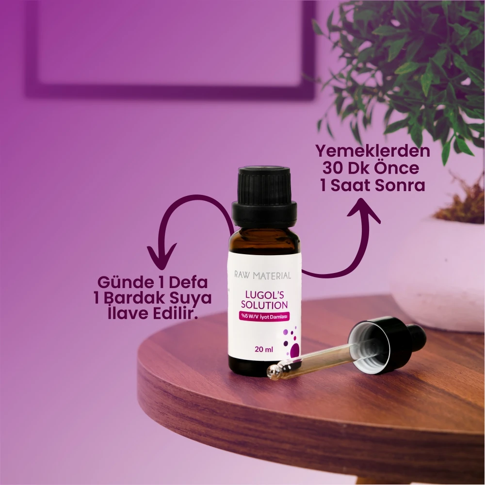 Lugol's Solution iyot 5'lik Damla 20 ml