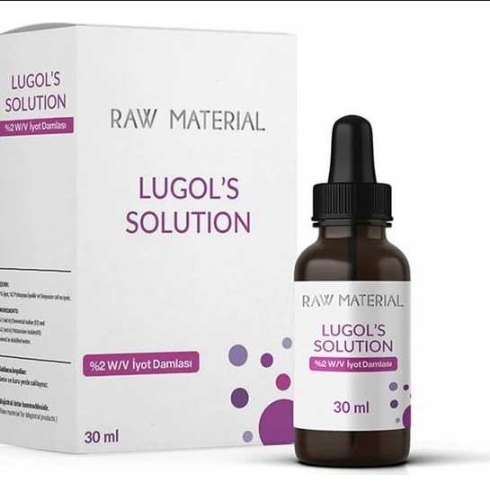 RAW MATERIAL Raw Material Lugol İyot Solution %2