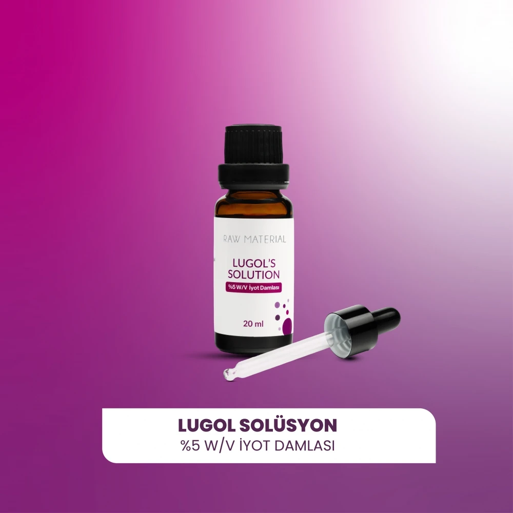 Lugol's Solution iyot 5'lik Damla 20 ml