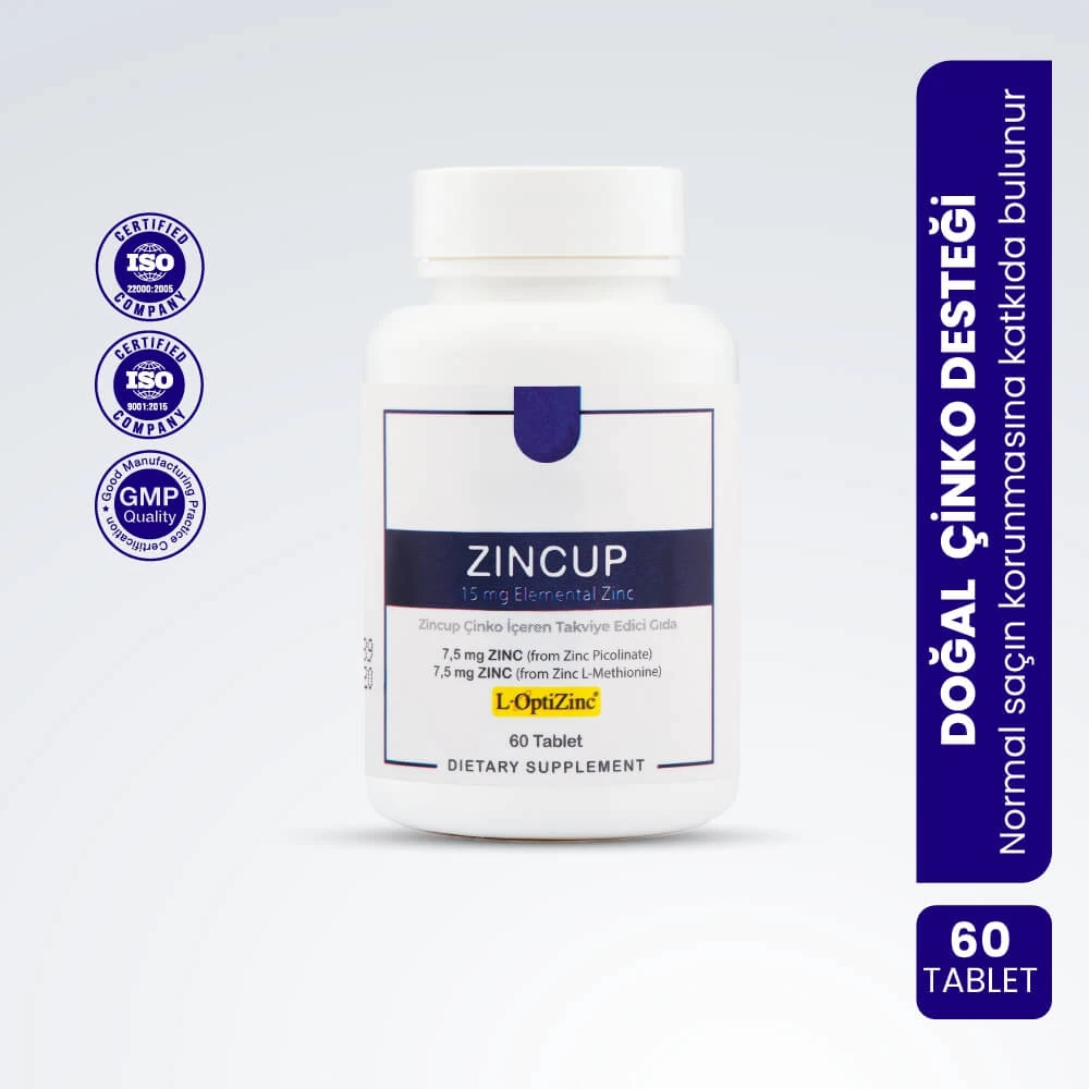 Smartcaps Zincup 15mg Elementel Çinko