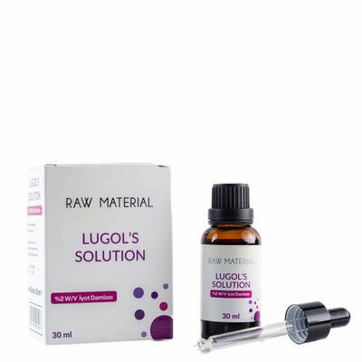 RAW MATERIAL Raw Material Lugol İyot Solution %2