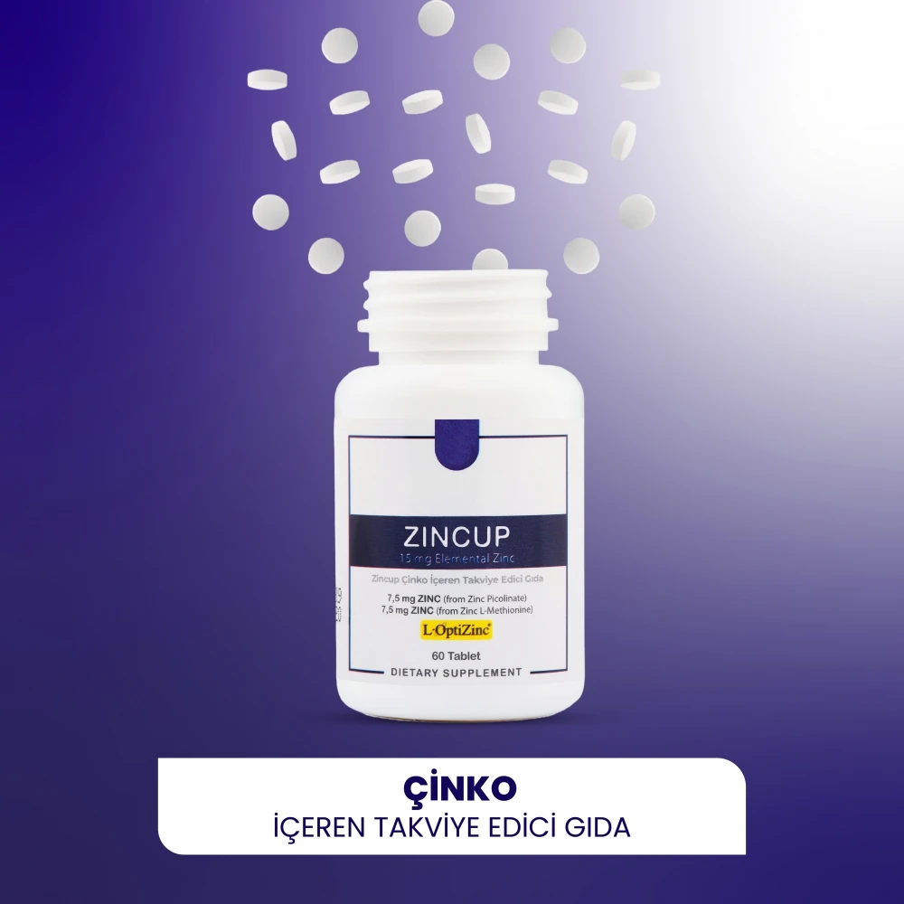 Smartcaps Zincup 15mg Elementel Çinko