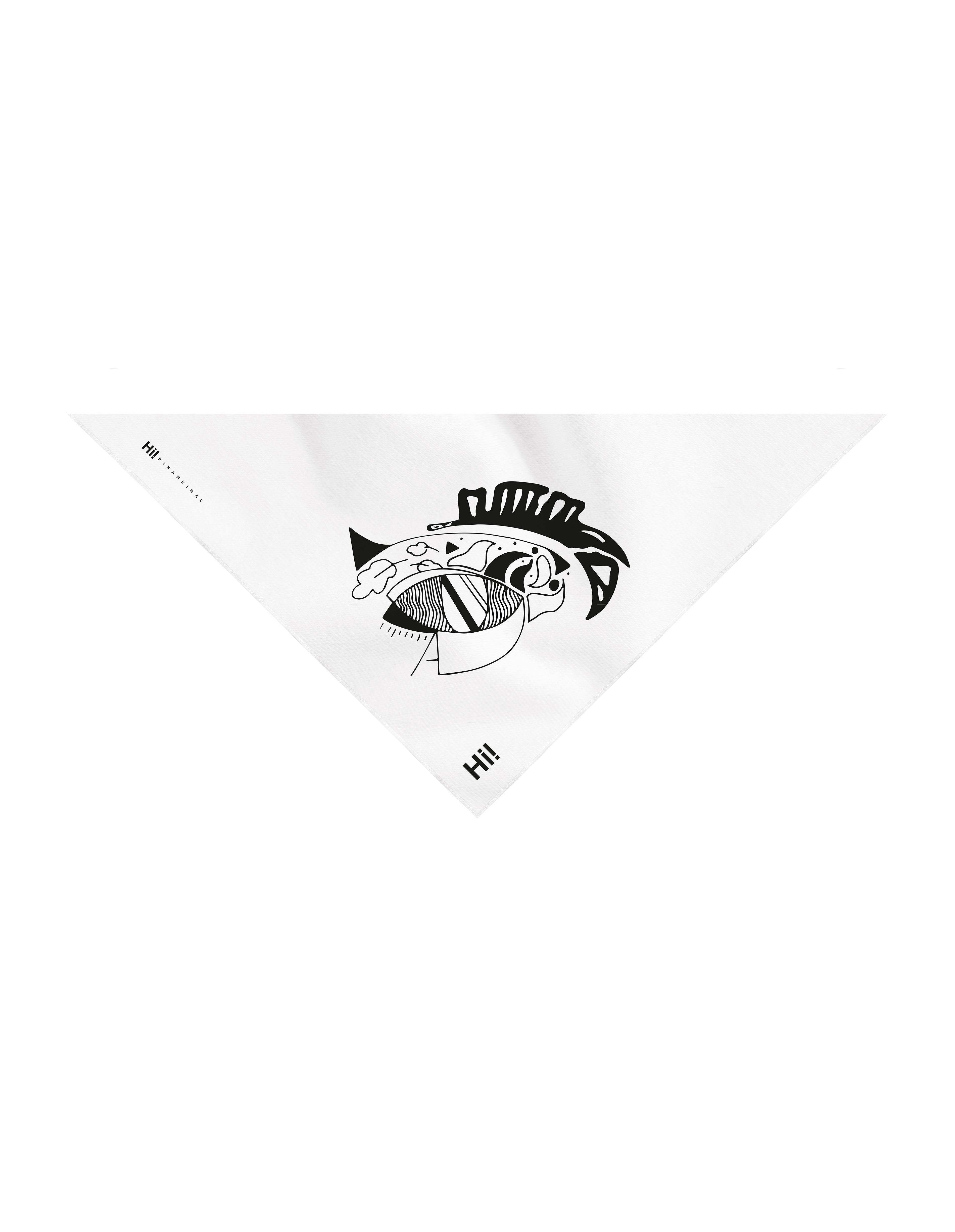 Hi! GÖZ // ÜÇGEN PAMUK BANDANA