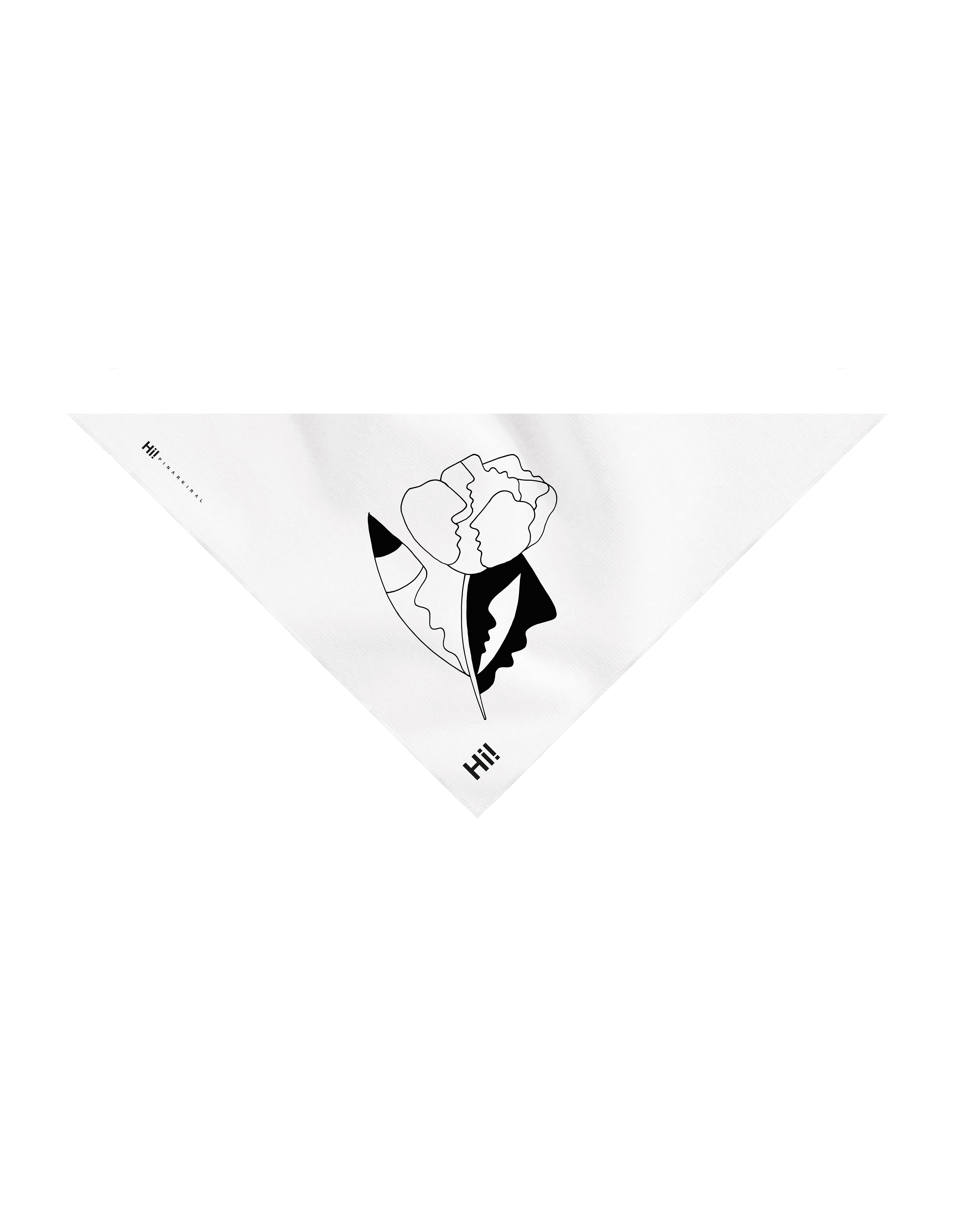 Hi! RAĞMEN // ÜÇGEN PAMUK BANDANA