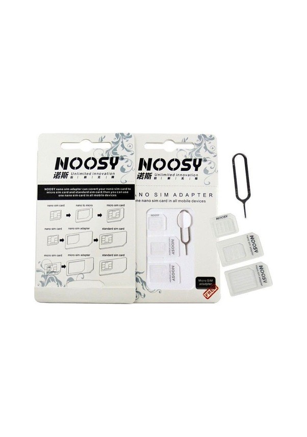 Noosy Micro, Nano, Normal Sim Kart Dönüştürücü Adaptör + İğne