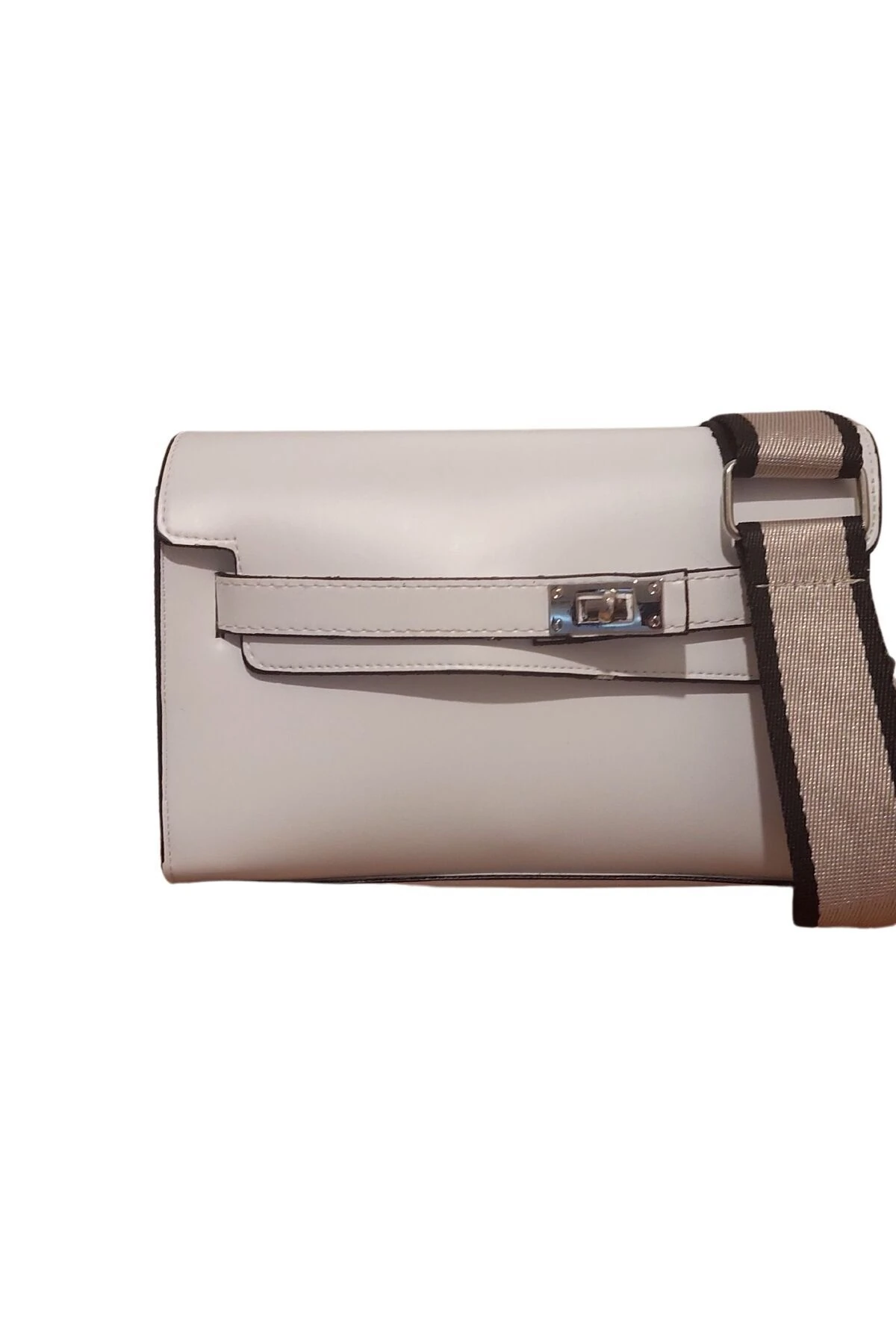 Kilit Detaylı Kelly Çanta