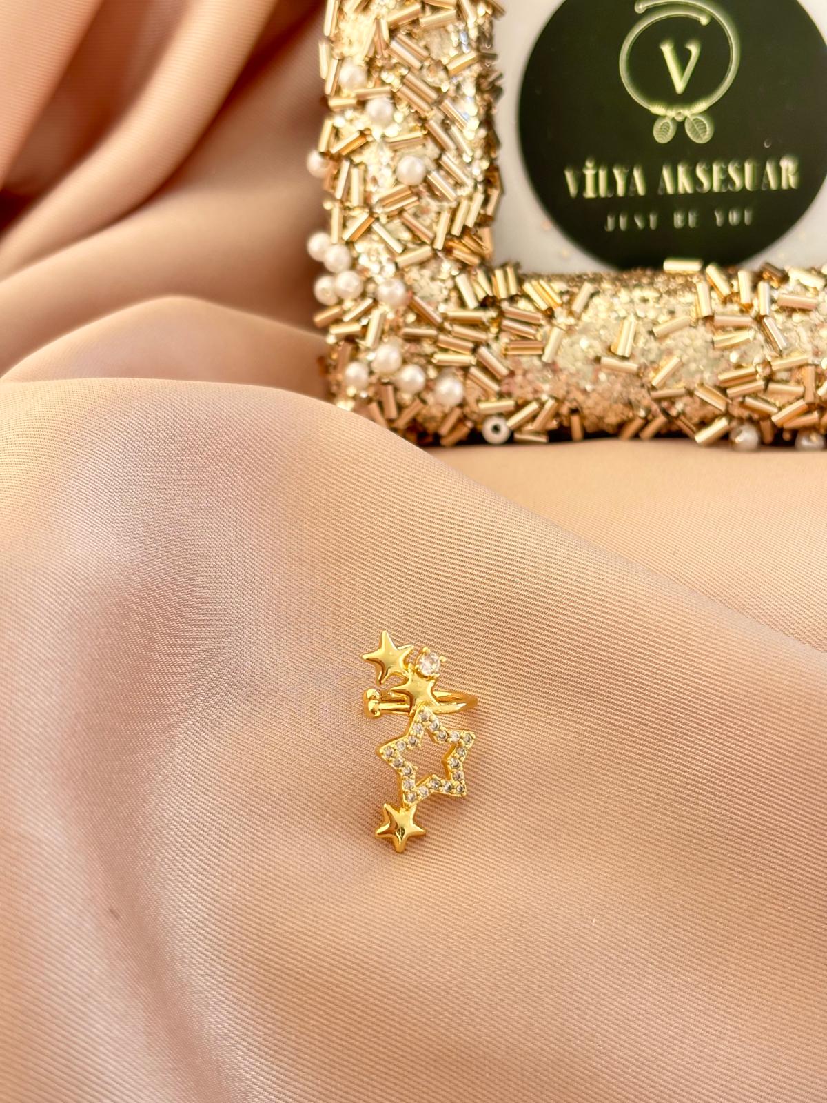 Yıldız Kıkırdak Küpe