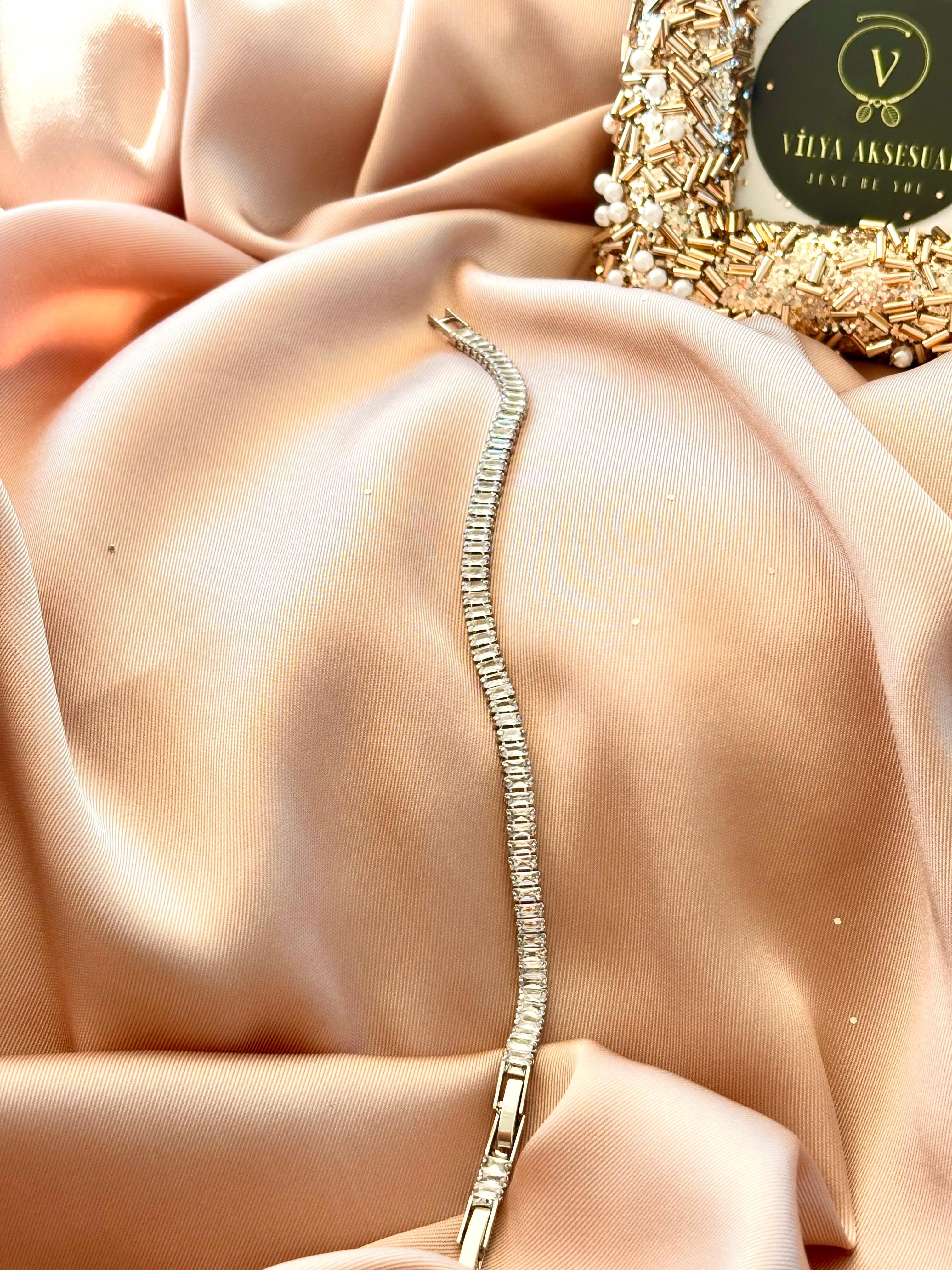 Su Yolu Gümüş Bileklik