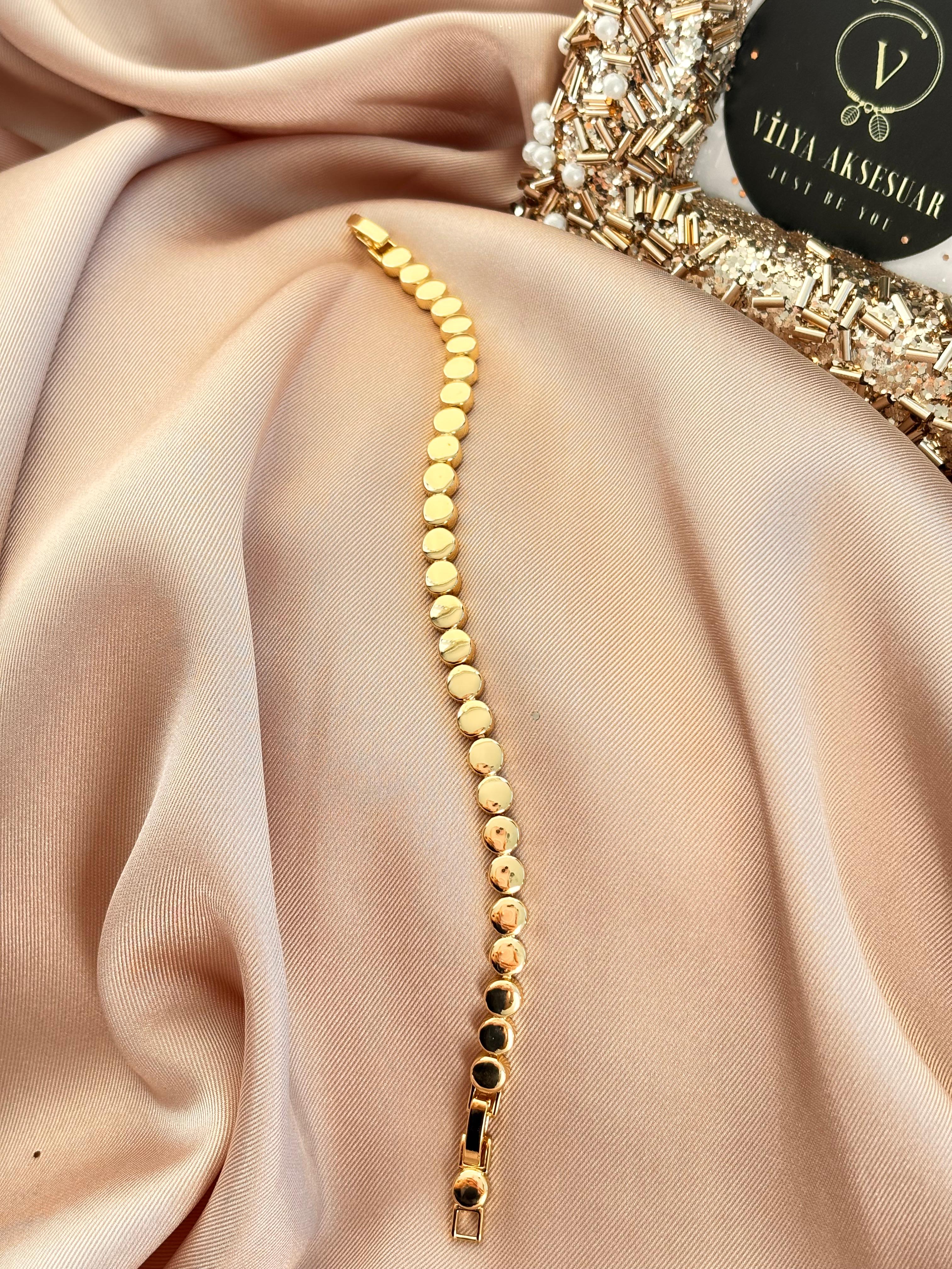 Top Altın Sarısı Bileklik