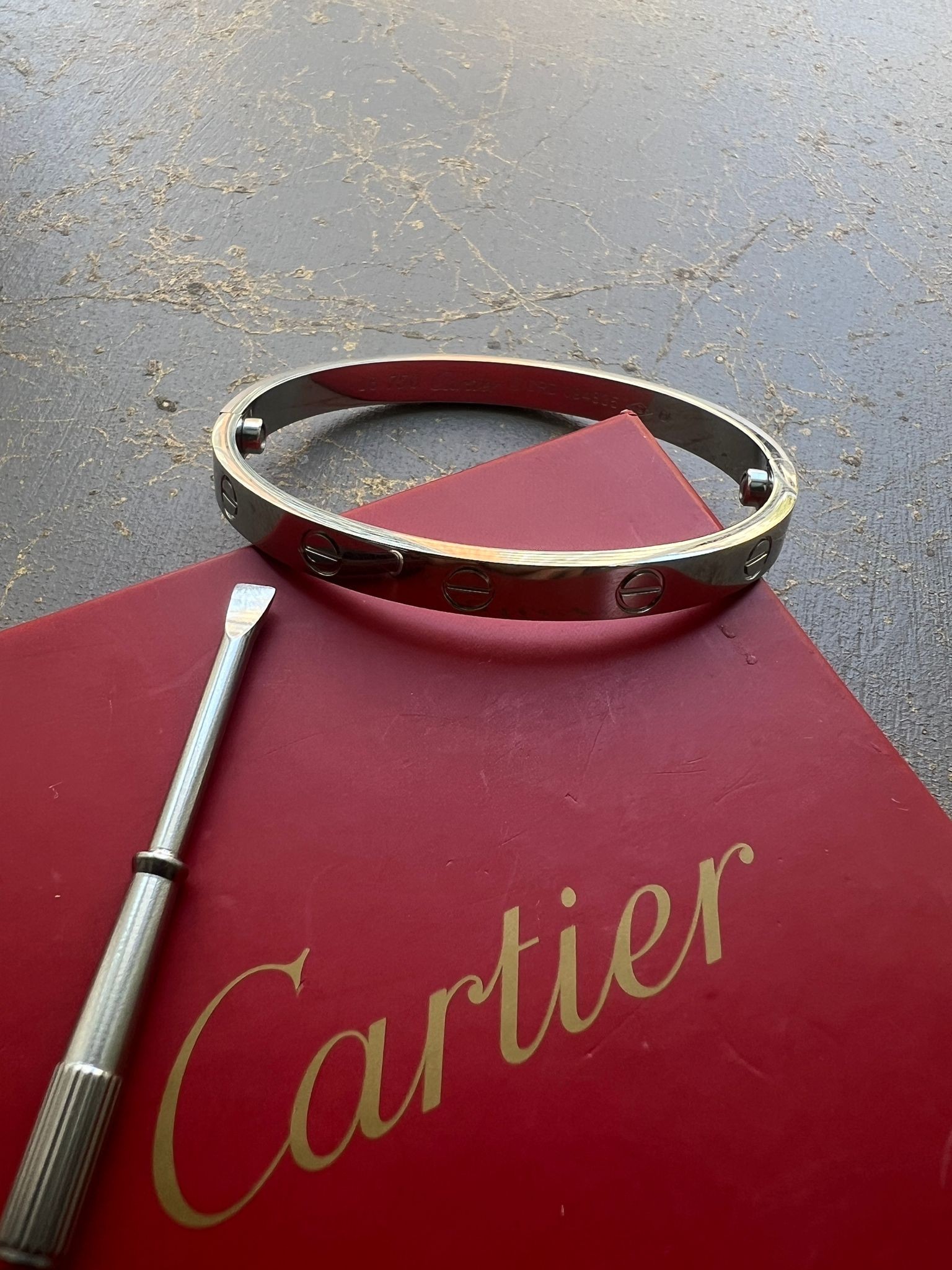 Cartier Silver Kelepçe Bileklik 