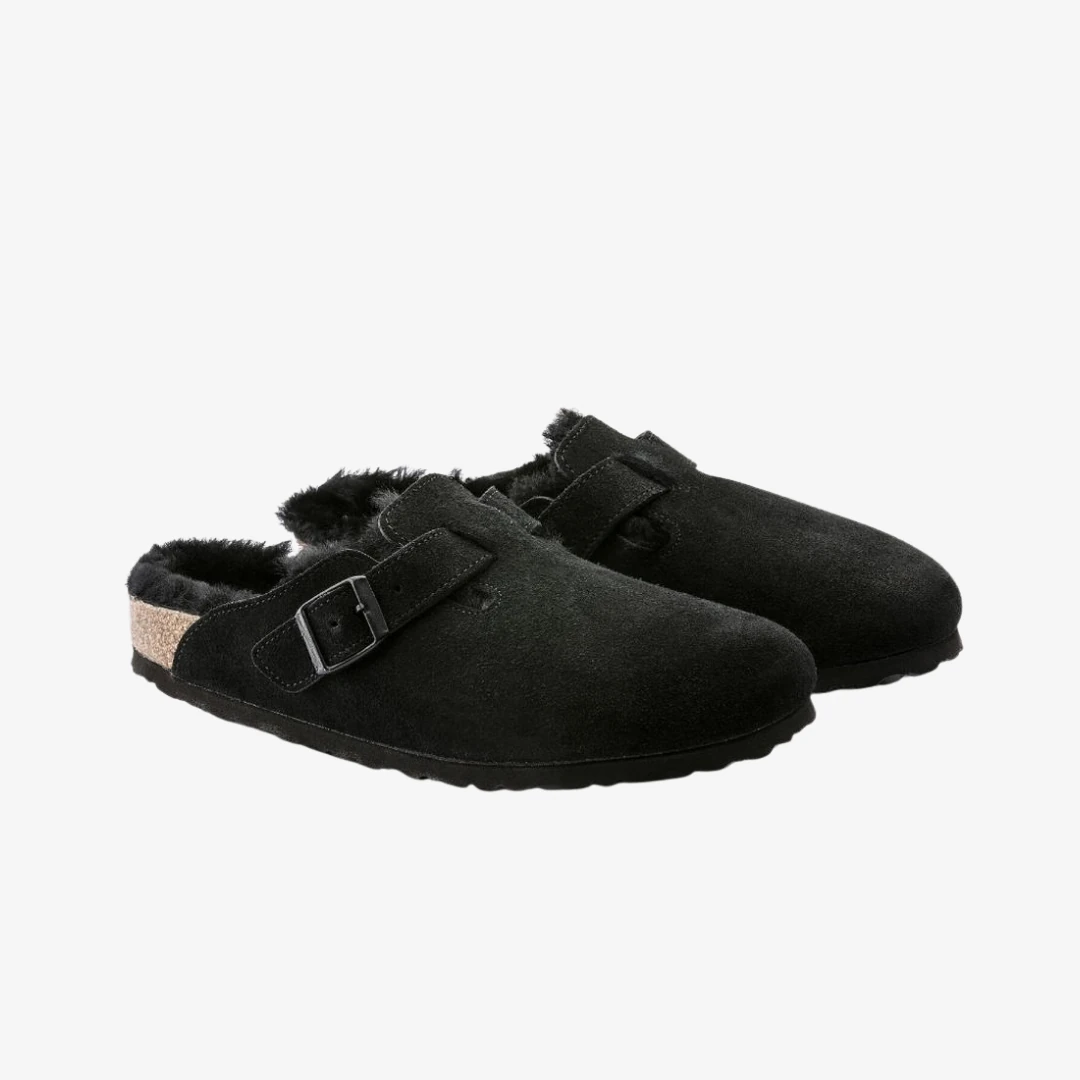 Boston Kürklü Siyah