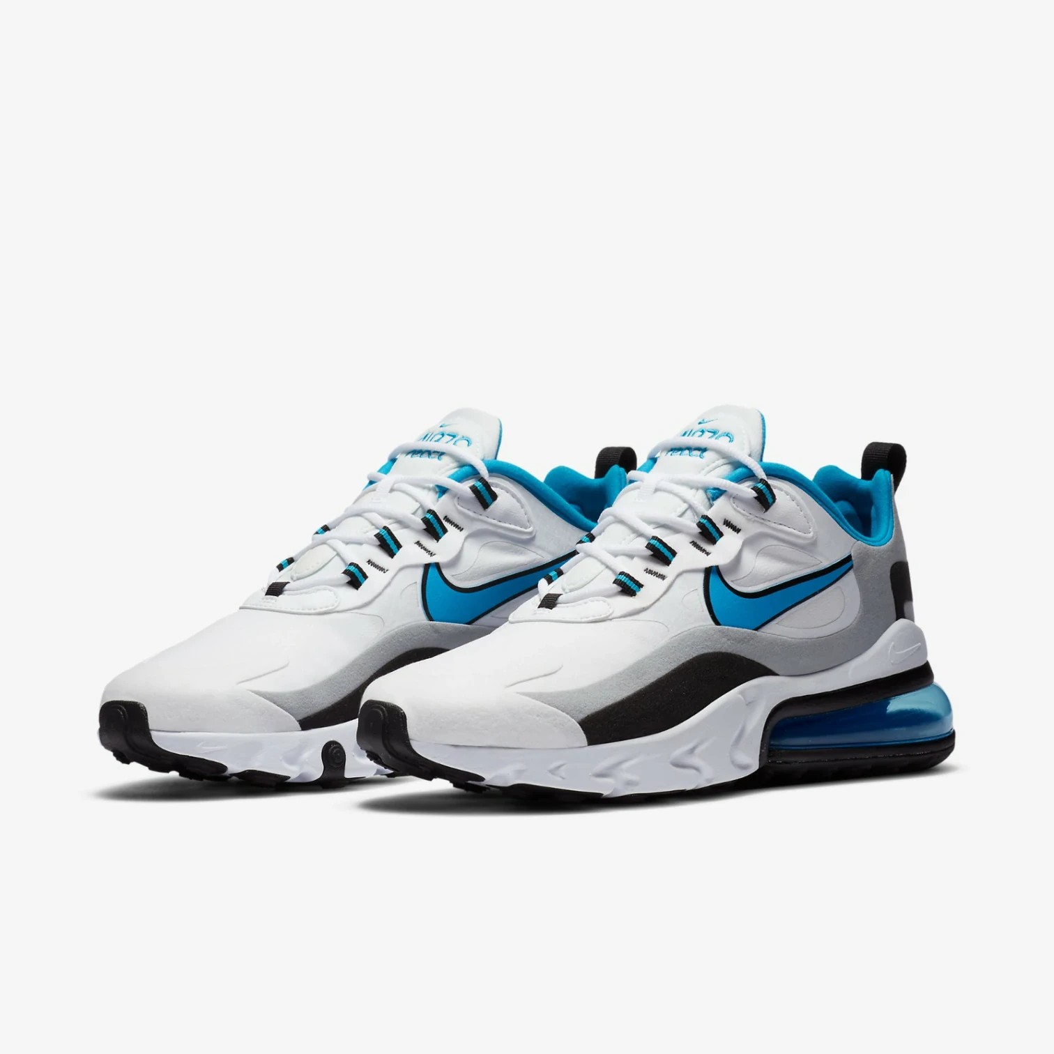 Air Max 270 React - White and Blue