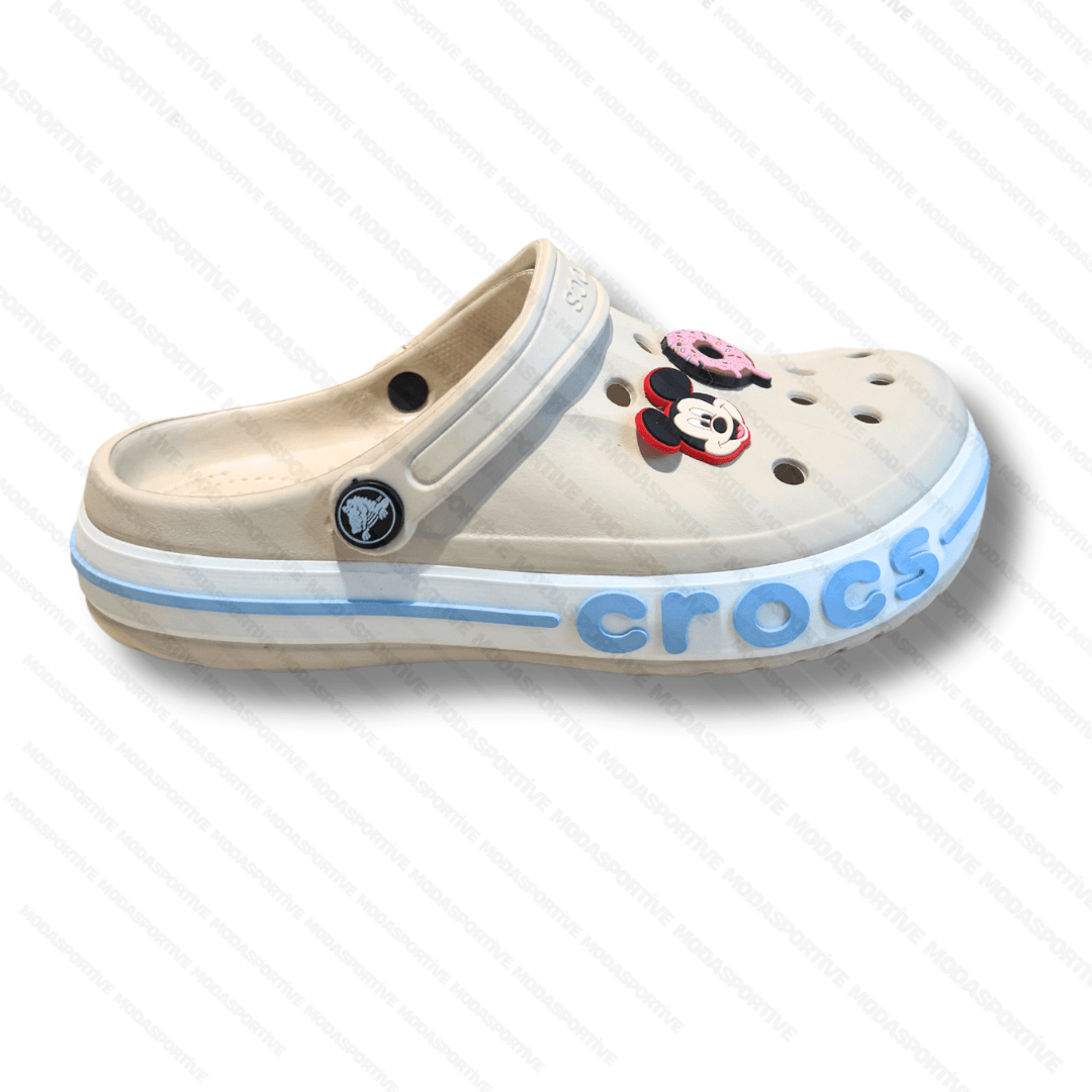 Bayaband Clog  - Bayaband Clog Bej Mavi