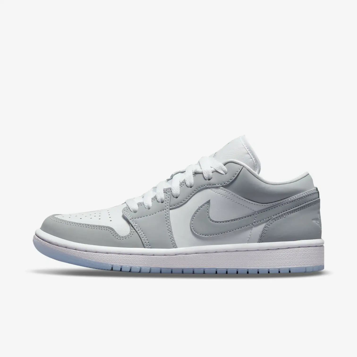  Air Jordan 1 Low W White Wolf Grey