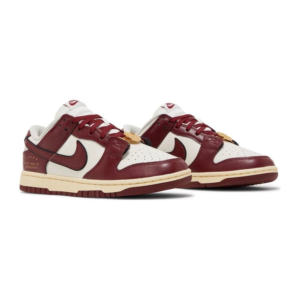 Nike Dunk Low SE Just Do It Sail Team Red