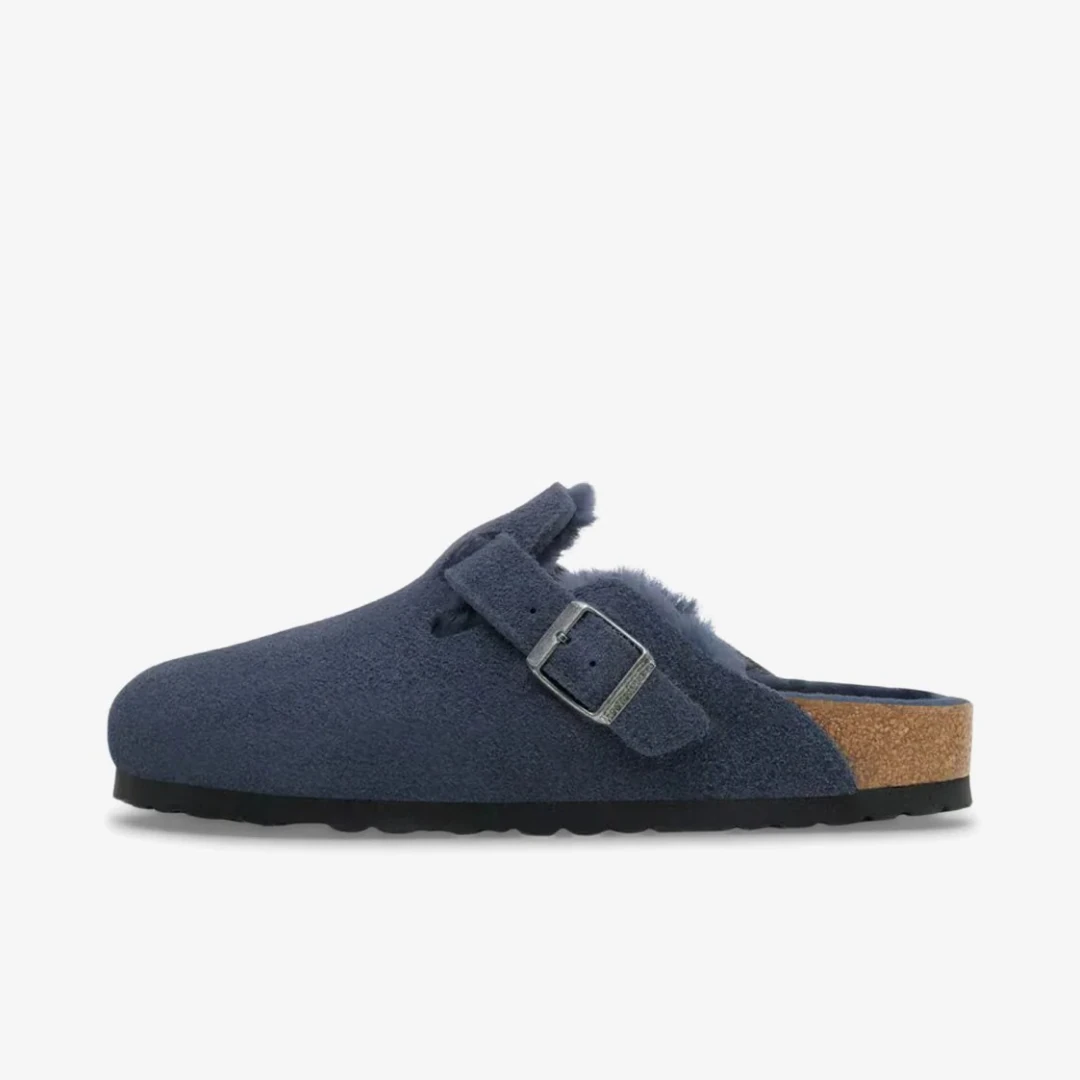 Boston Kürklü Lacivert