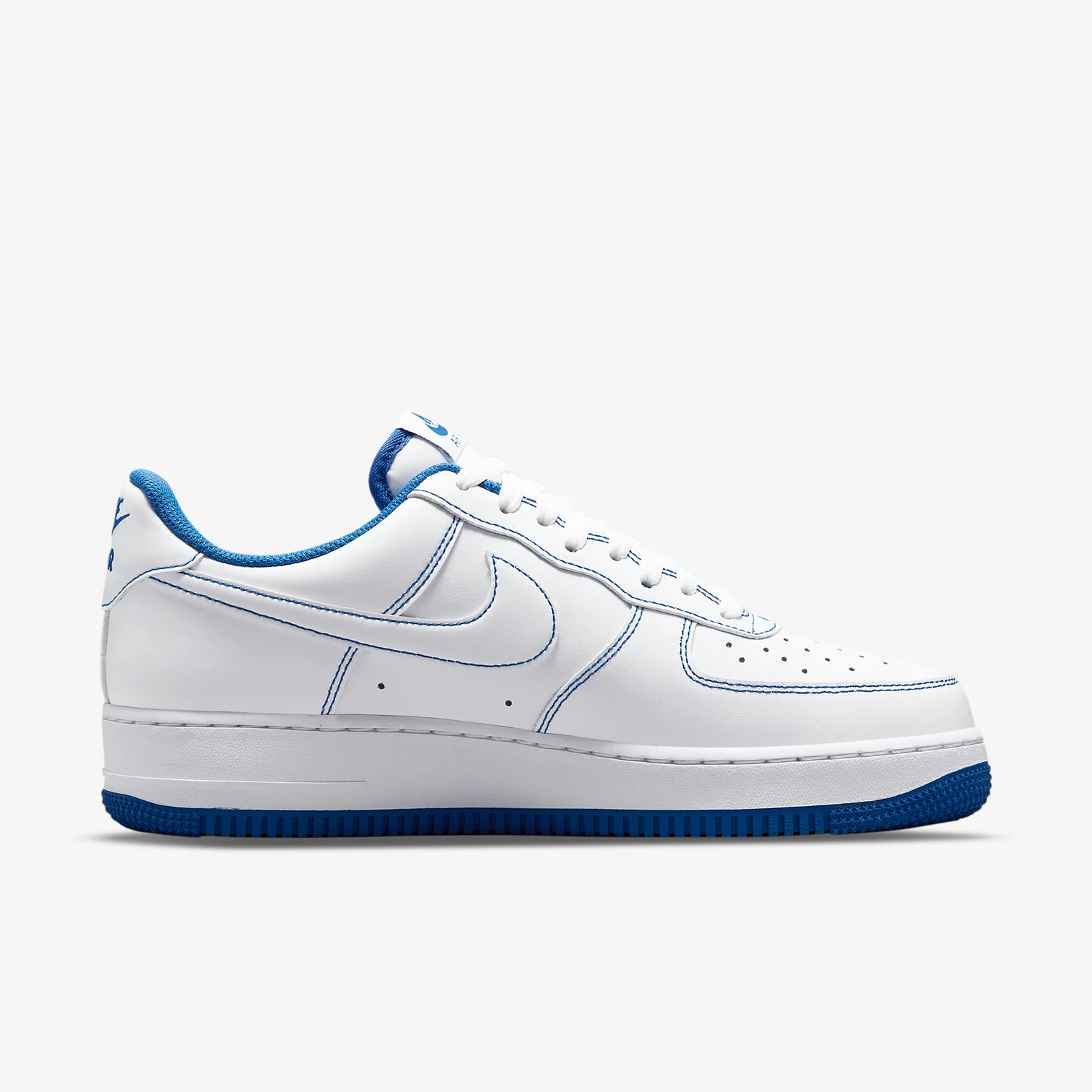 Air Force 1 '07 'Contrast Stitch - White Game Royal'