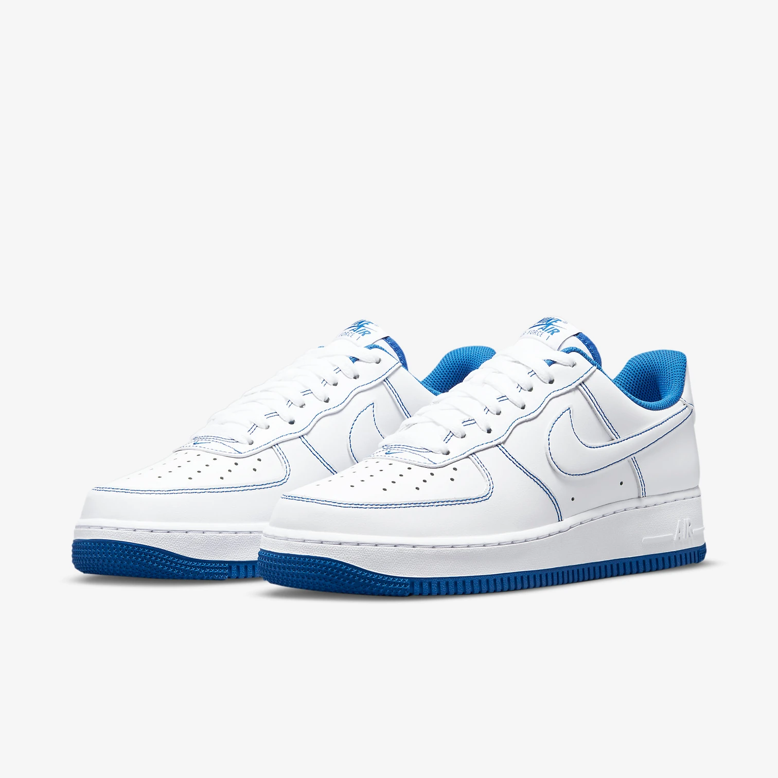 Air Force 1 '07 'Contrast Stitch - White Game Royal'