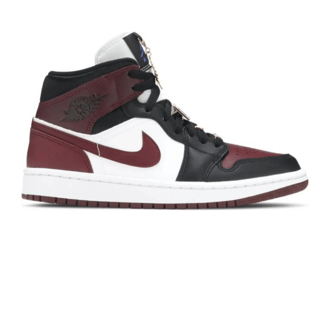 Air Jordan 1 Mid SE Black Dark Beetroot