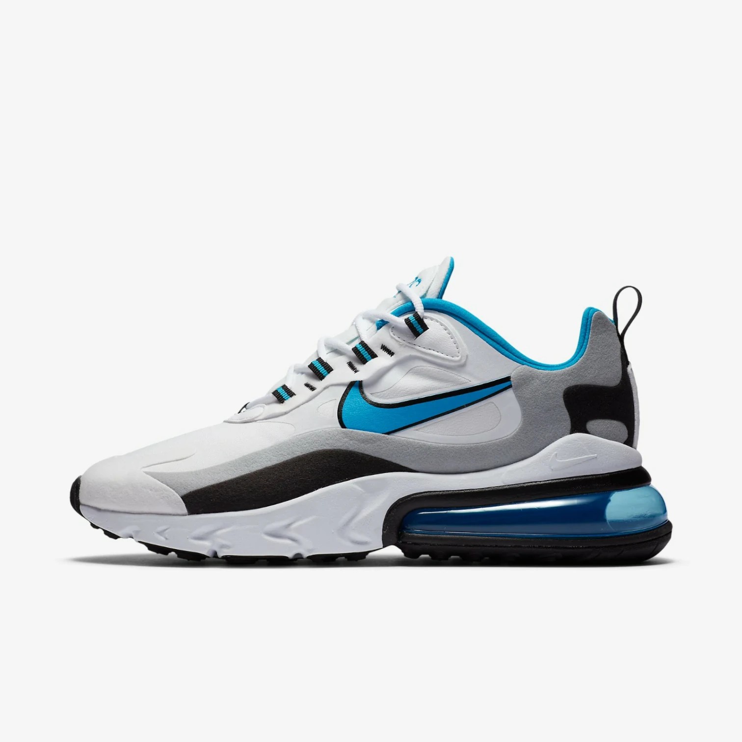 Air Max 270 React - White and Blue