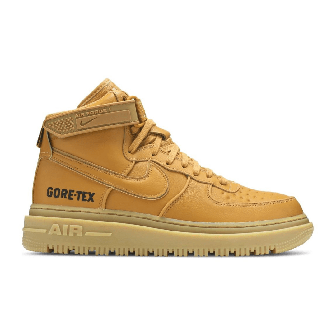 Nike Air Force 1 GTX Boot Black Gum - Wheat Flax