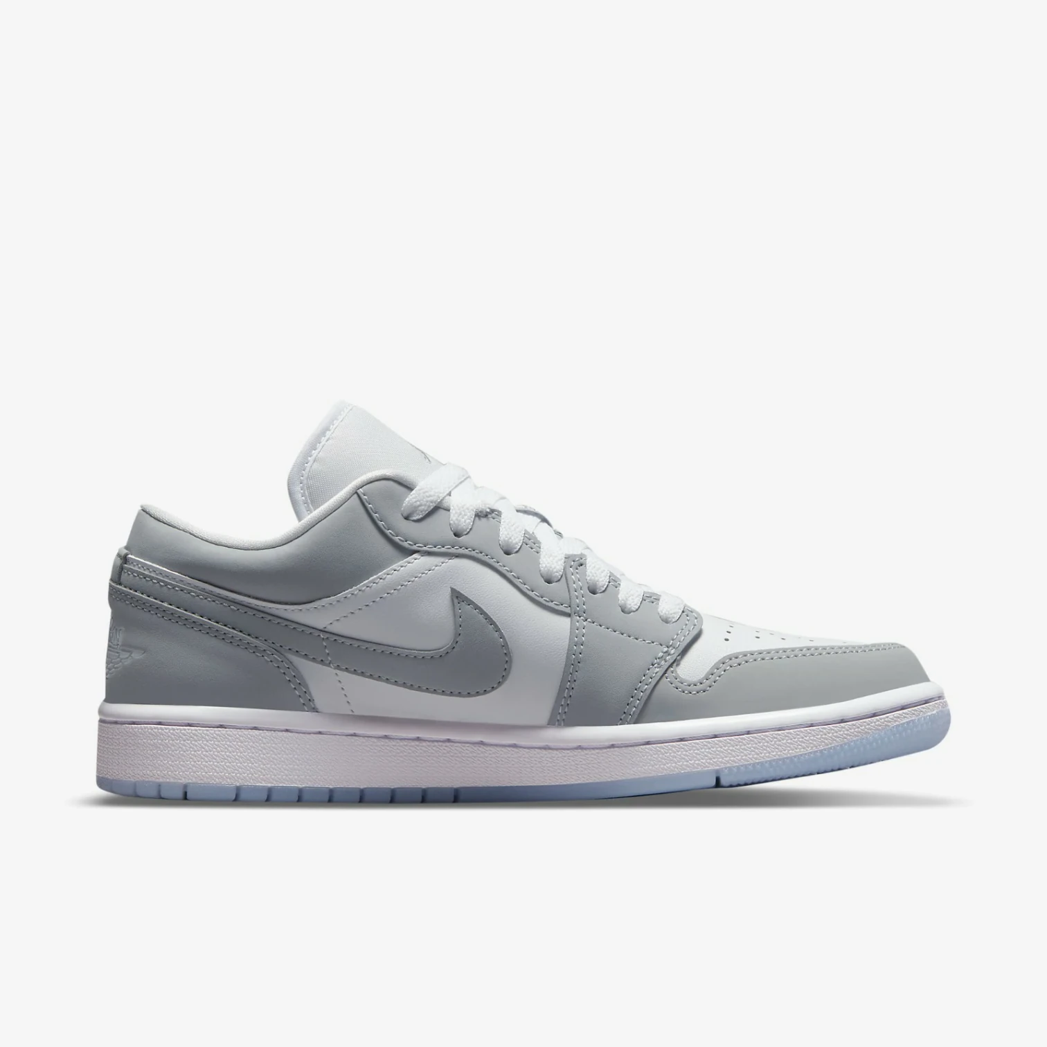  Air Jordan 1 Low W White Wolf Grey