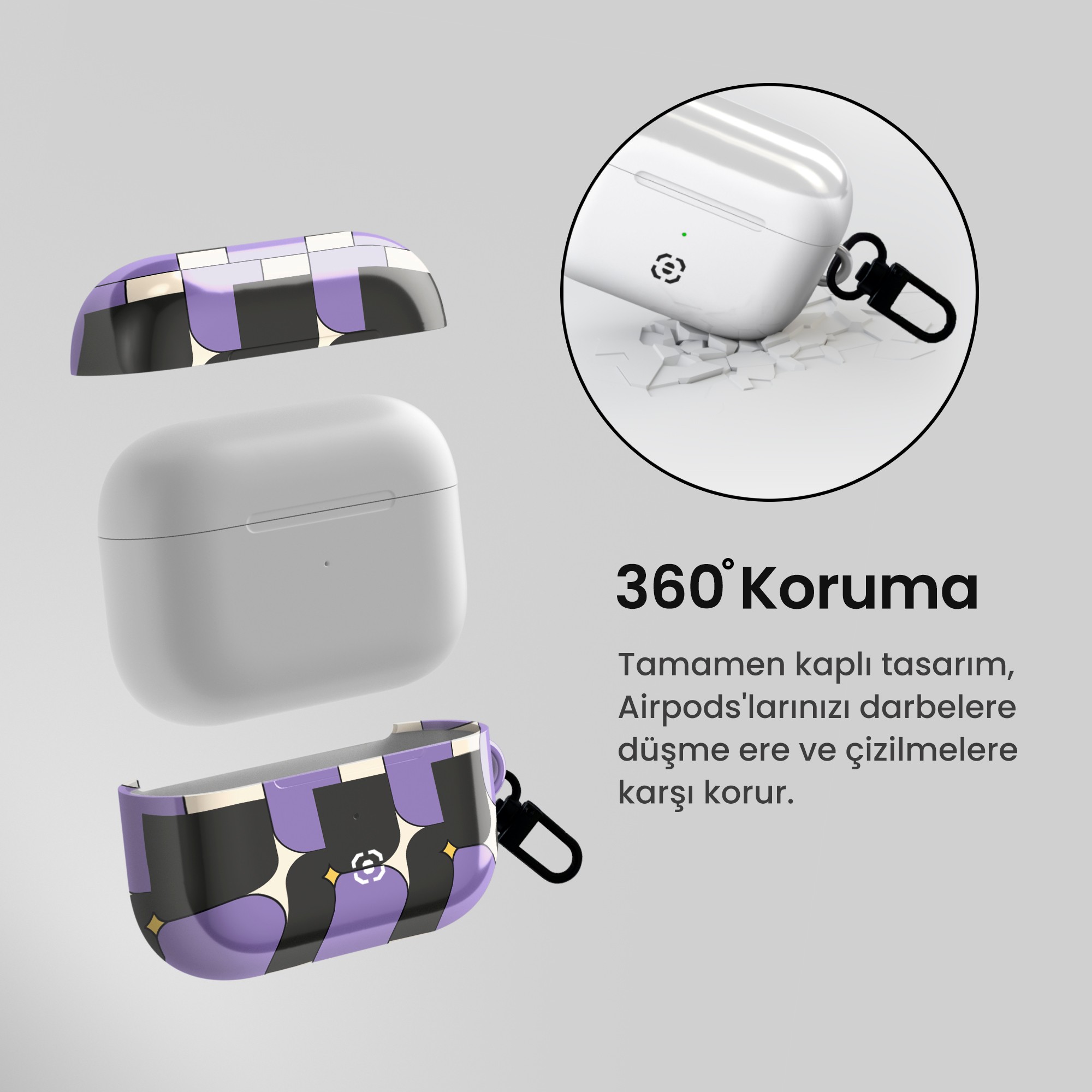 Ellie Tres Airpods Kulaklık Kılıfı