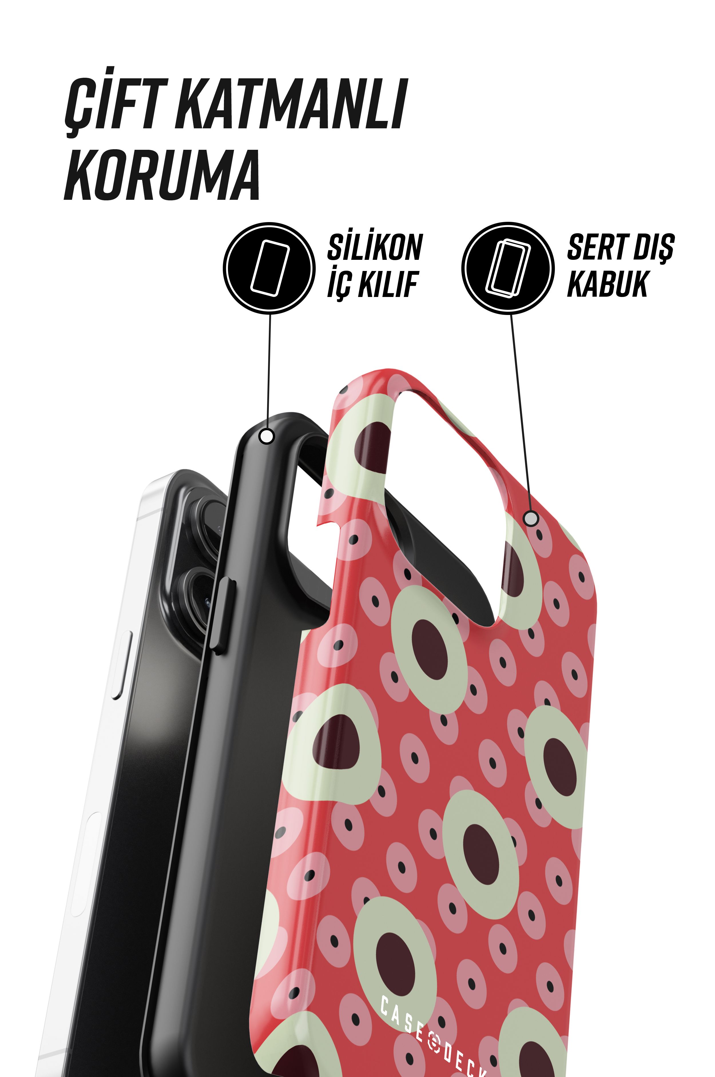 Tripo Tres iPhone Telefon Kılıfı