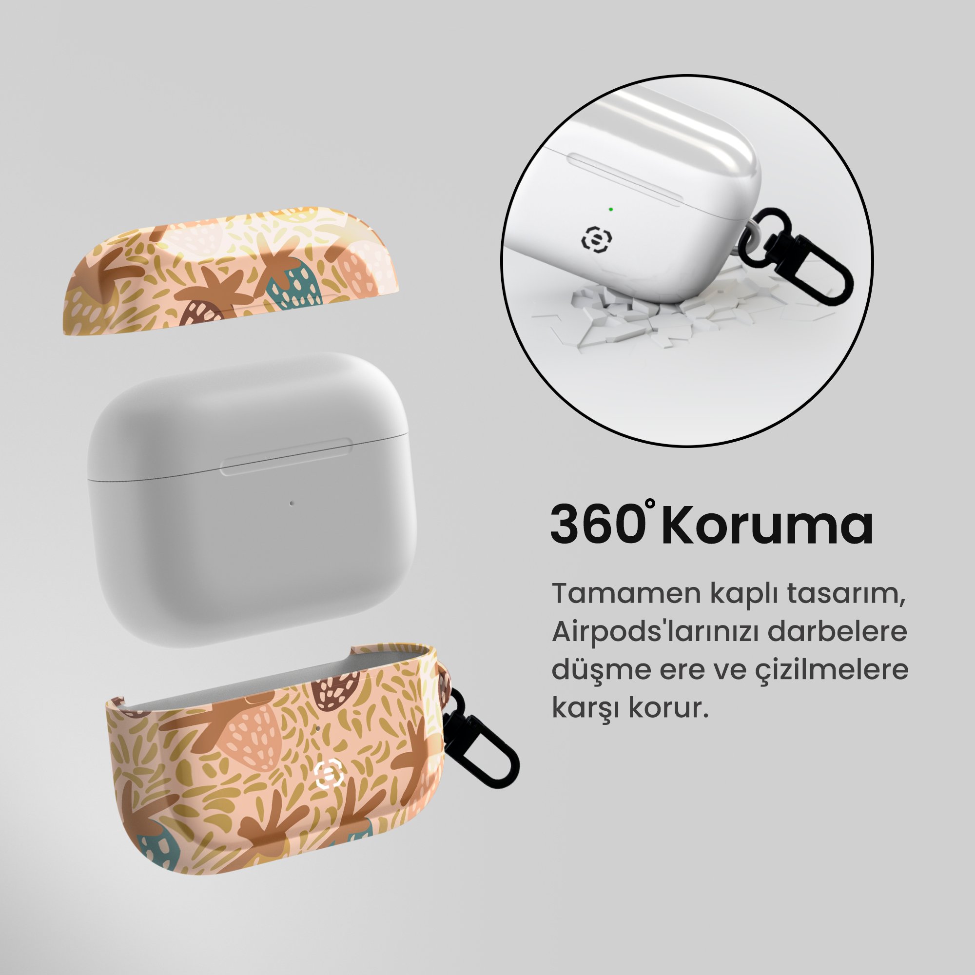 Berry Tres Airpods Kulaklık Kılıfı