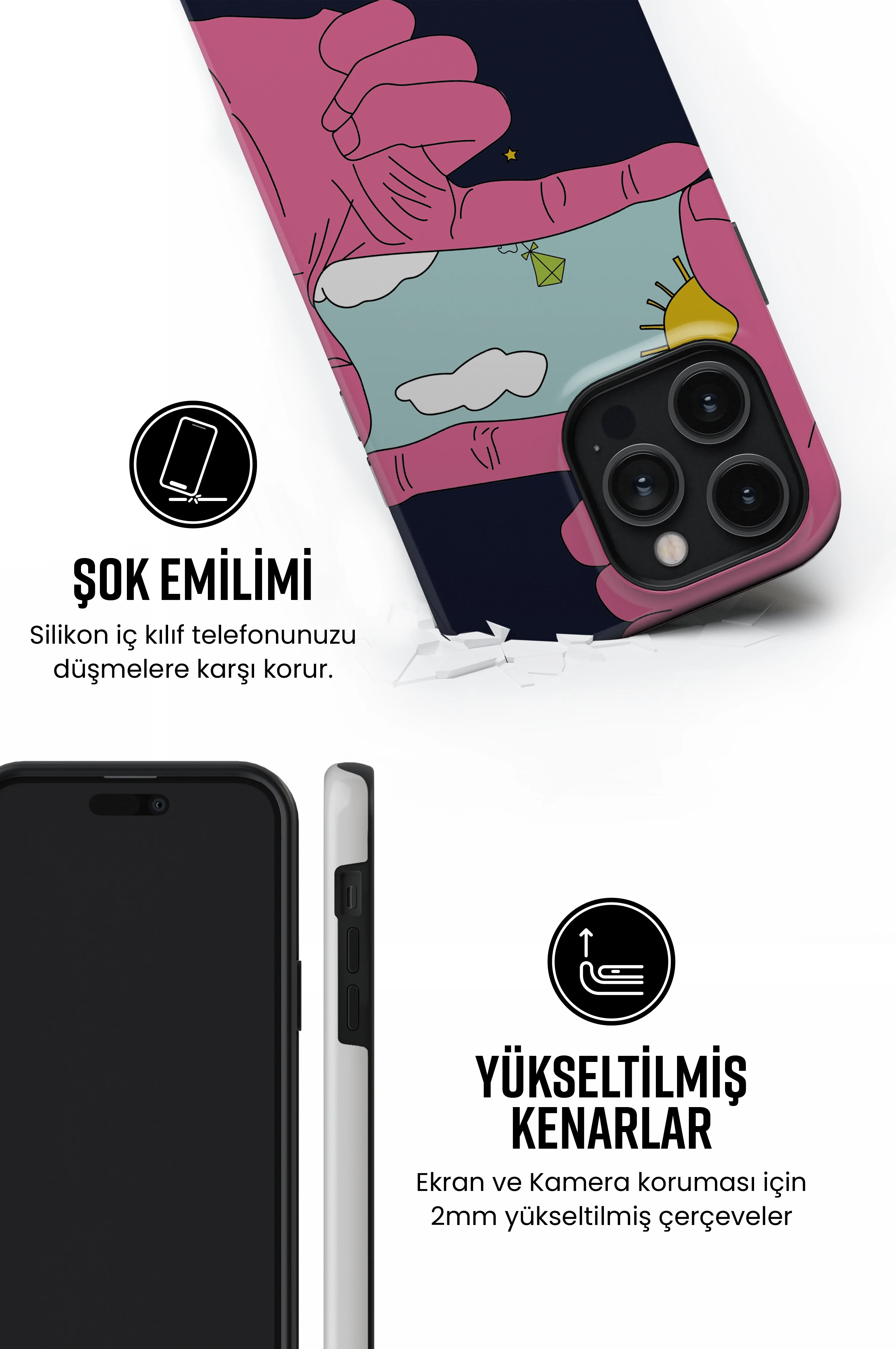 Bliss Tres iPhone Telefon Kılıfı