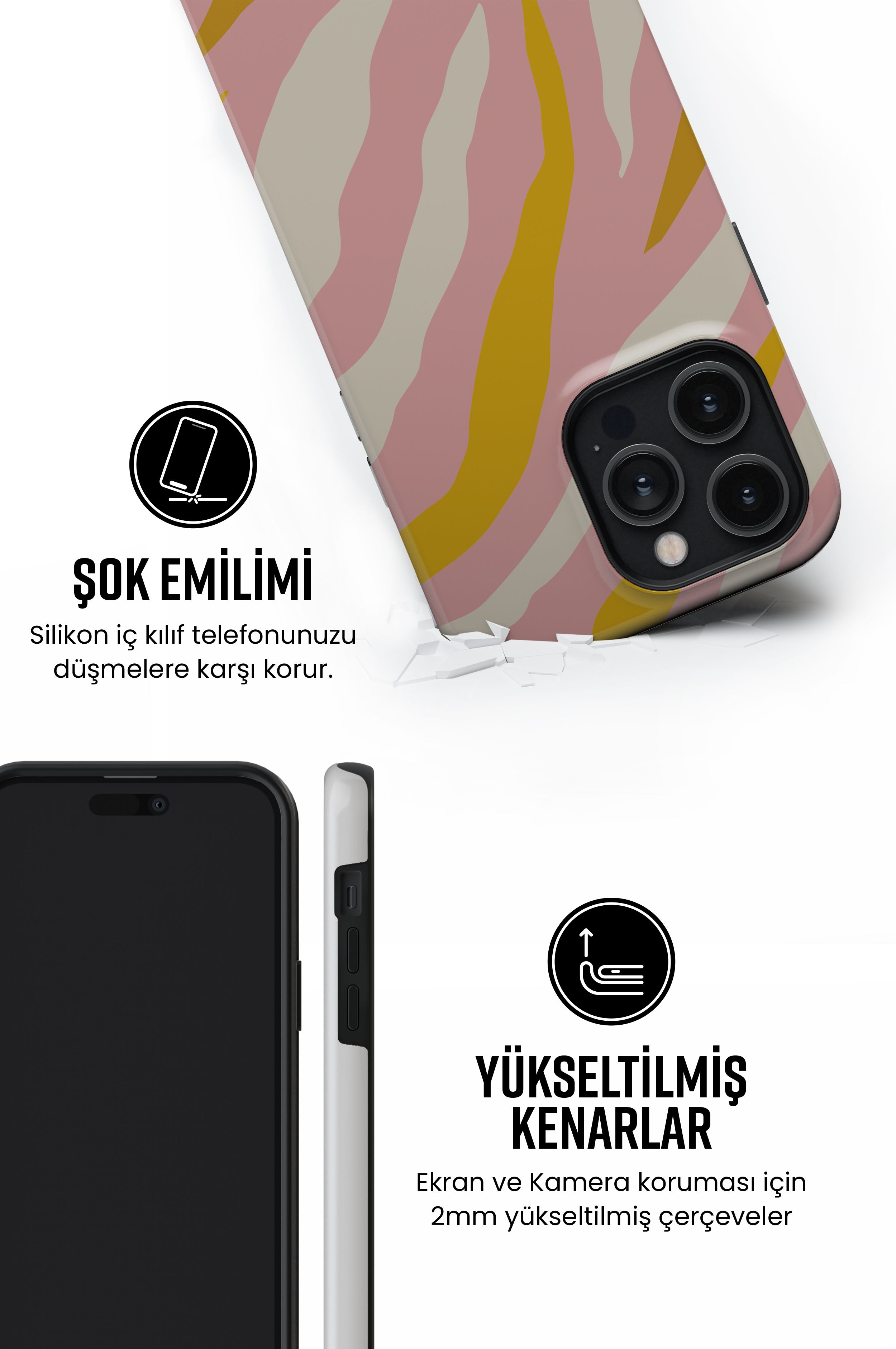 Sense Tres iPhone Telefon Kılıfı