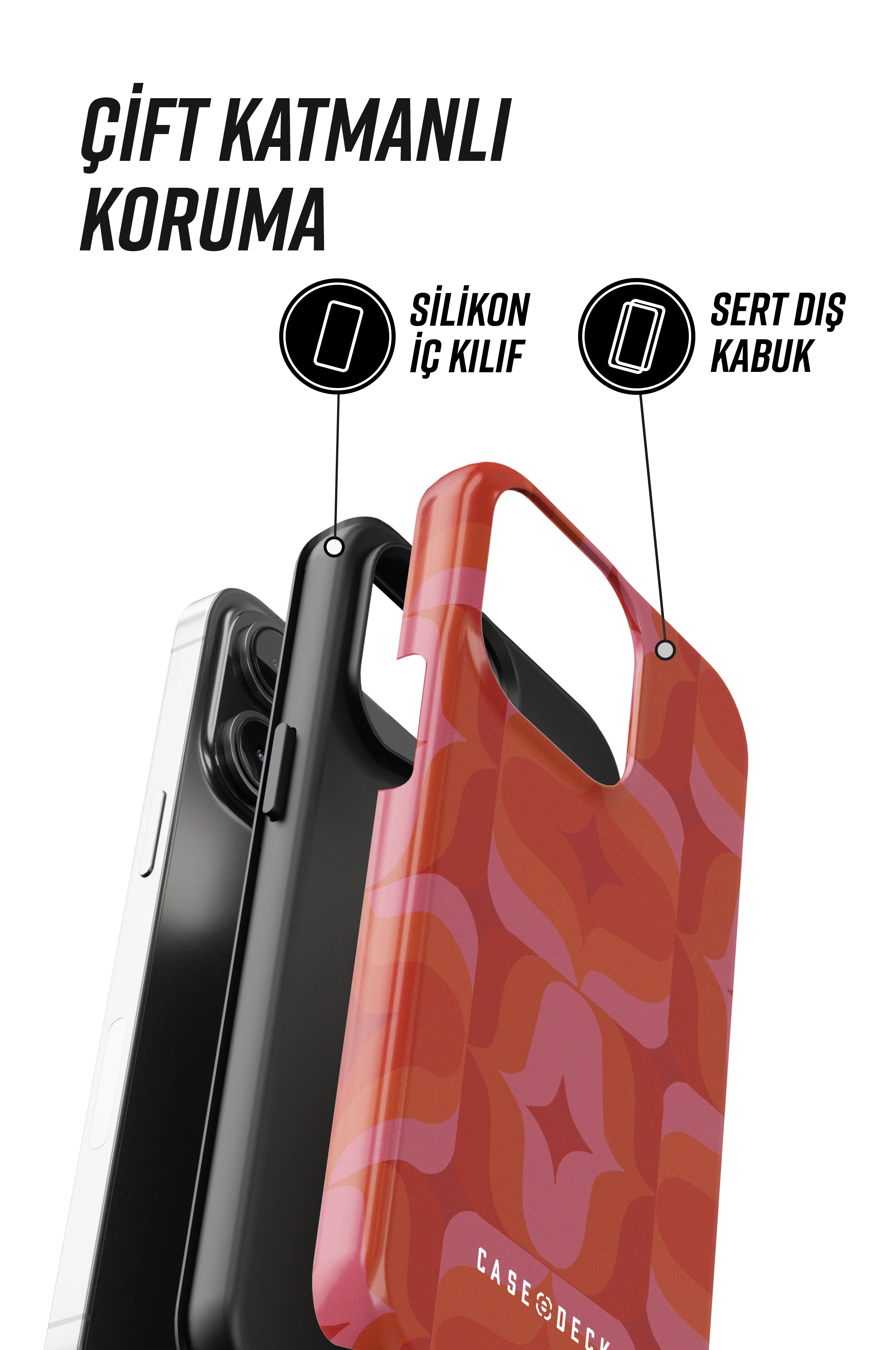 Retro Tres iPhone Telefon Kılıfı