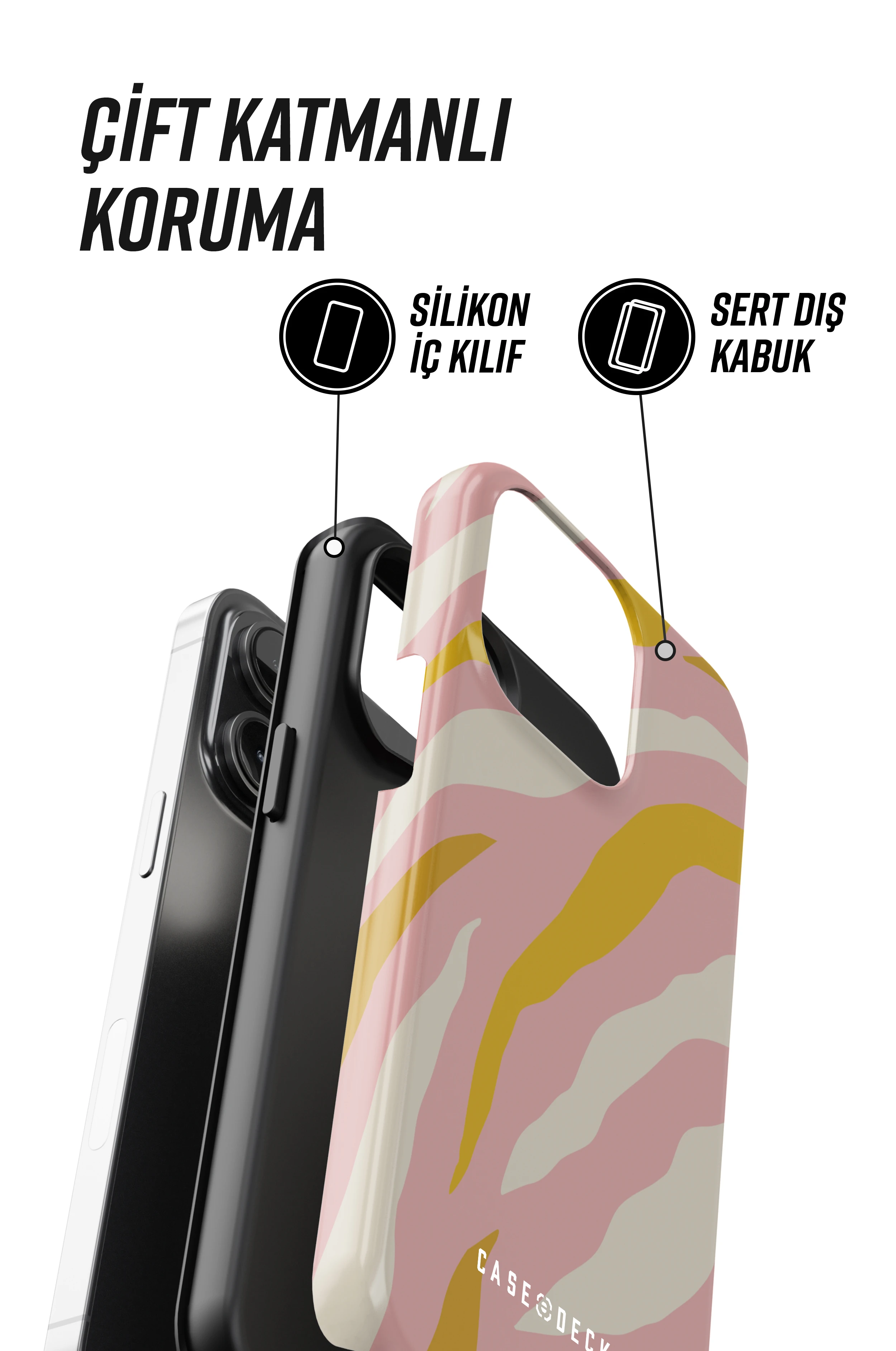 Sense Tres iPhone Telefon Kılıfı