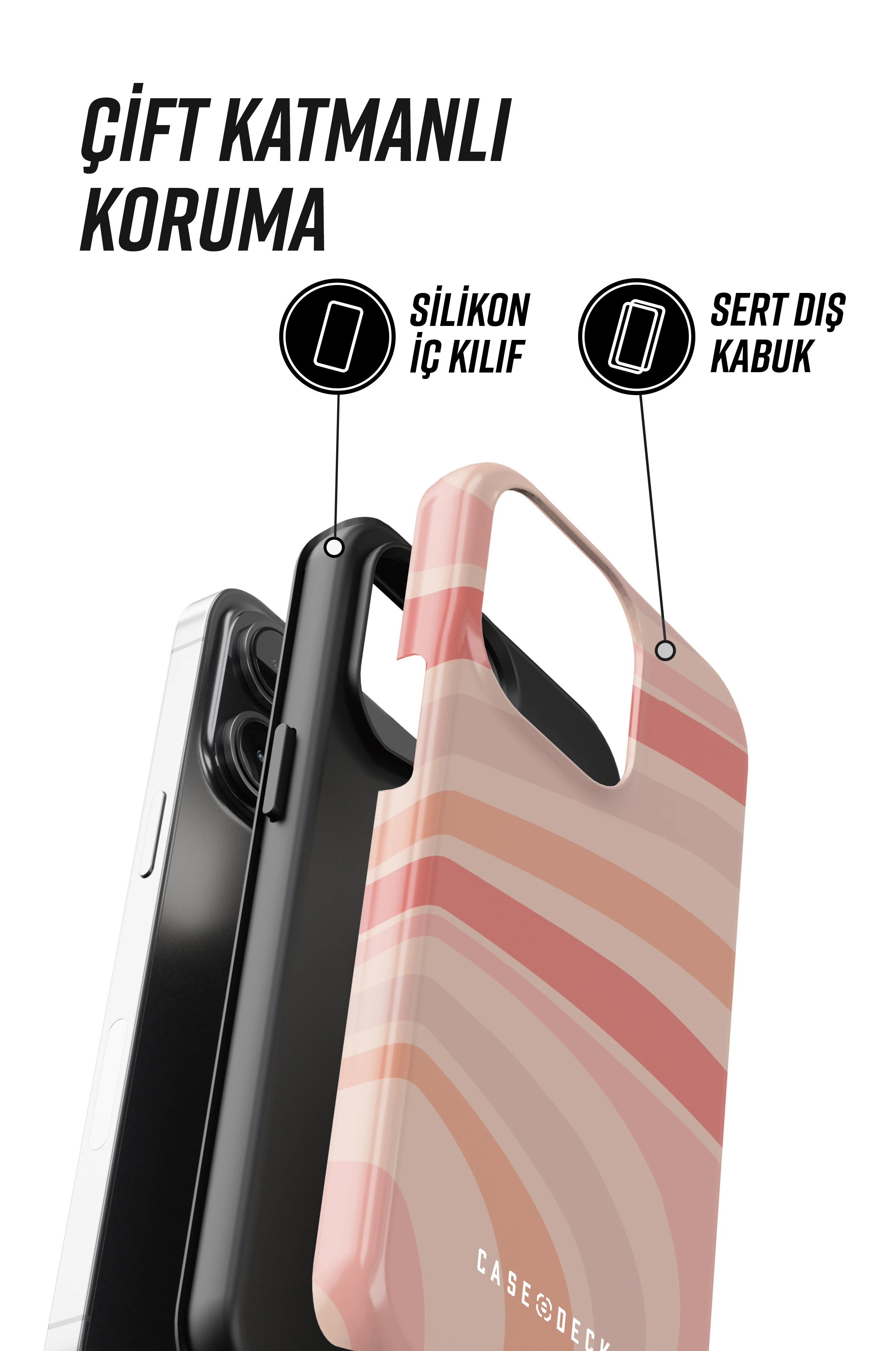 Anpay Tres iPhone Telefon Kılıfı