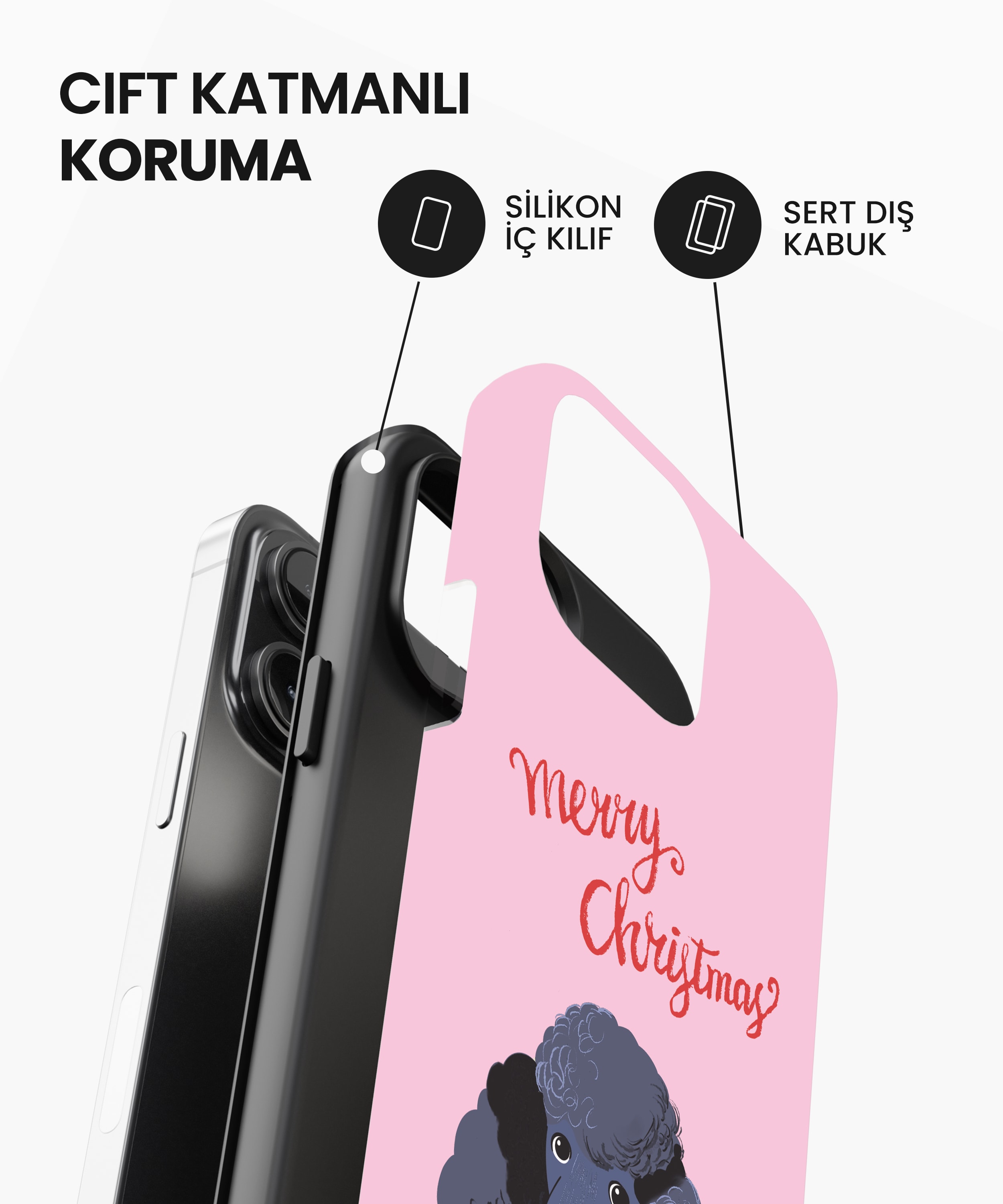 Julehund Tres iPhone Telefon Kılıfı