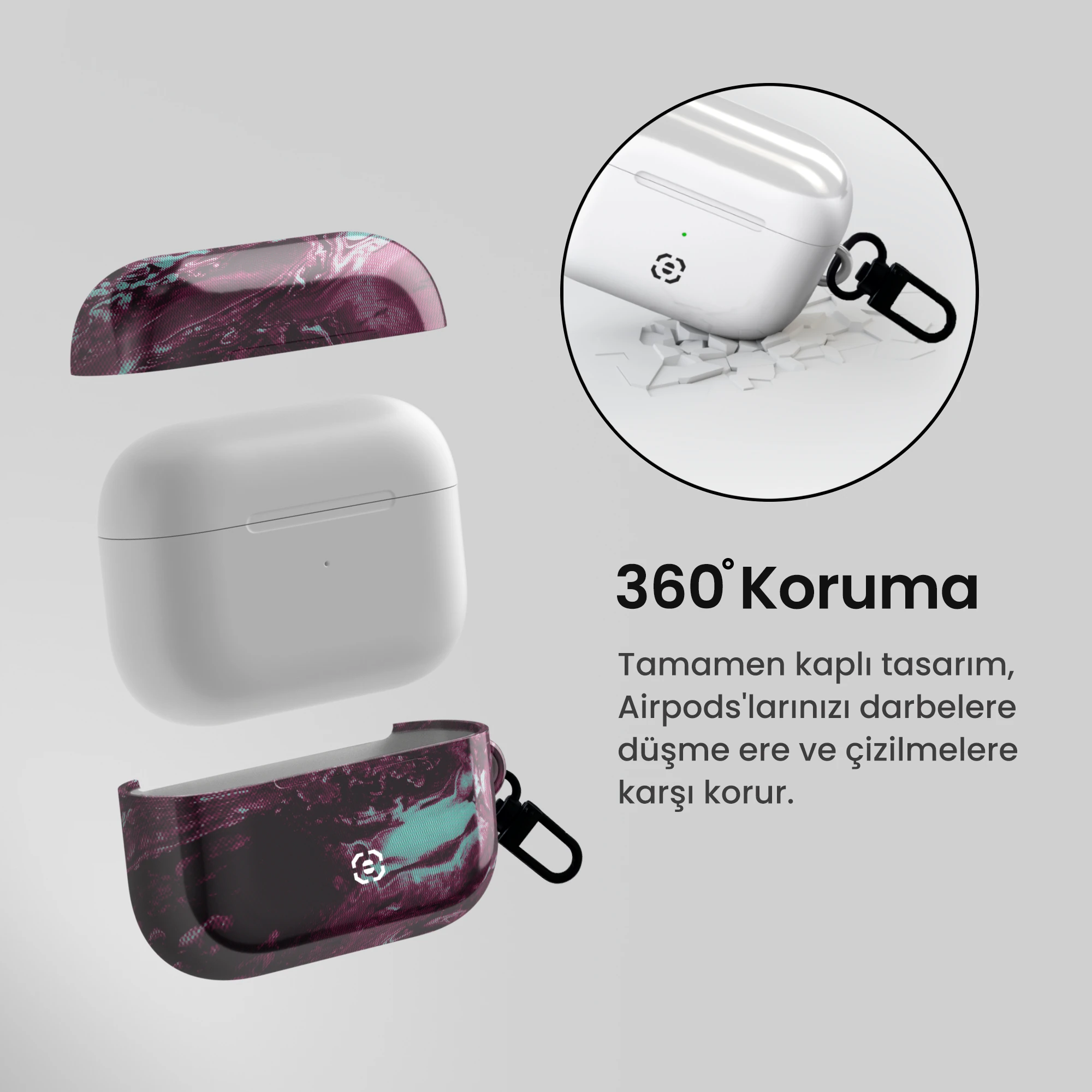 Mercury Tres Airpods Kulaklık Kılıfı
