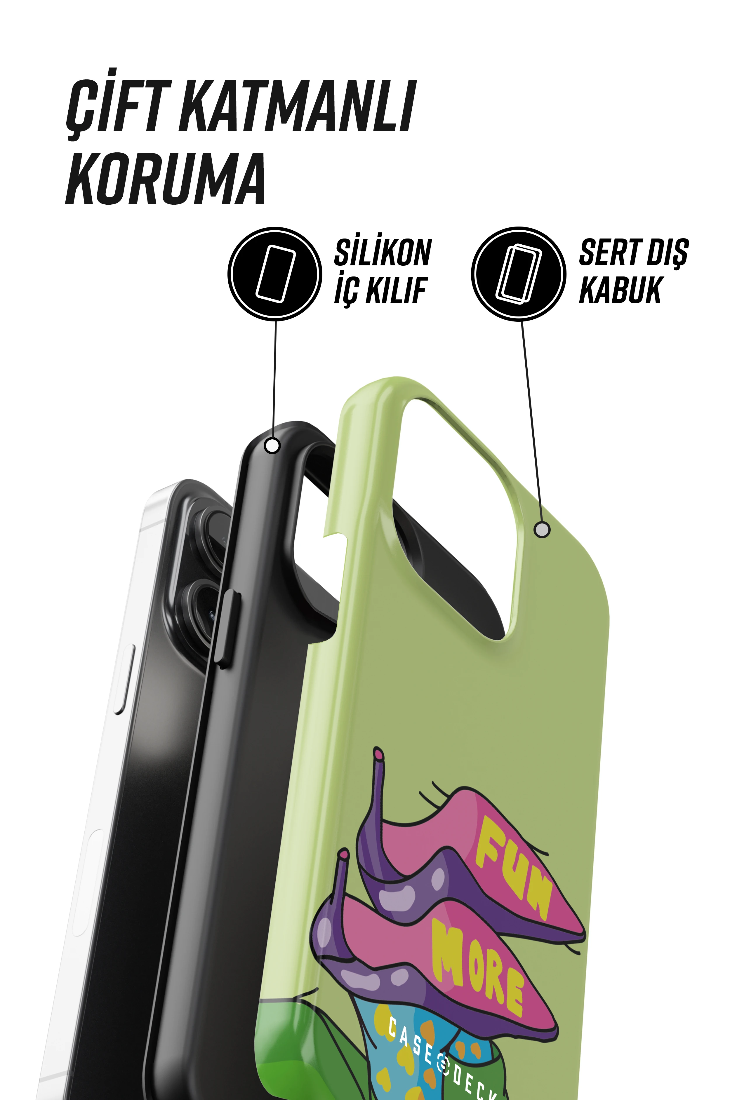 Glow Tres iPhone Telefon Kılıfı