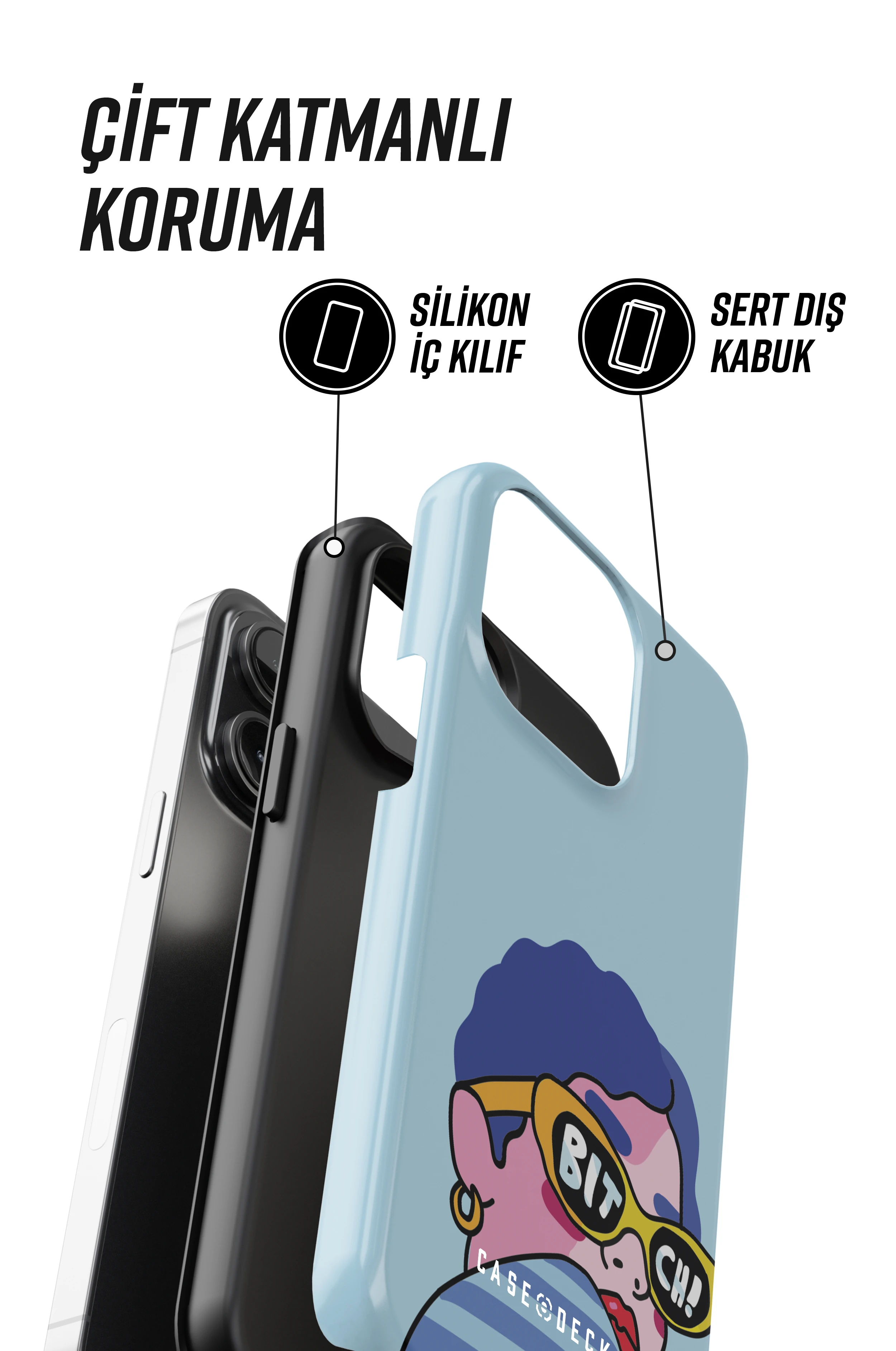 Azul Tres iPhone Telefon Kılıfı