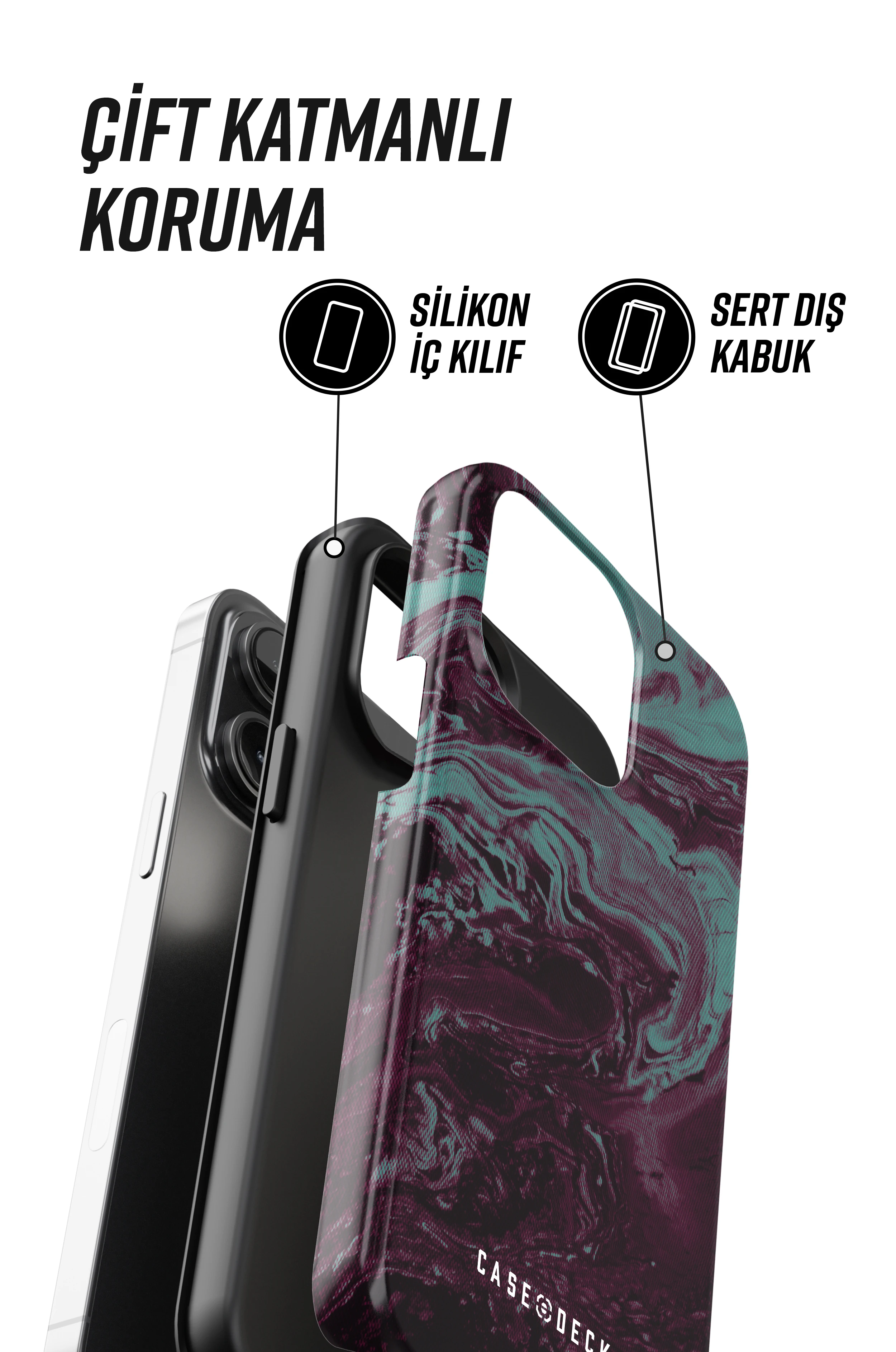 Mercury Tres iPhone Telefon Kılıfı