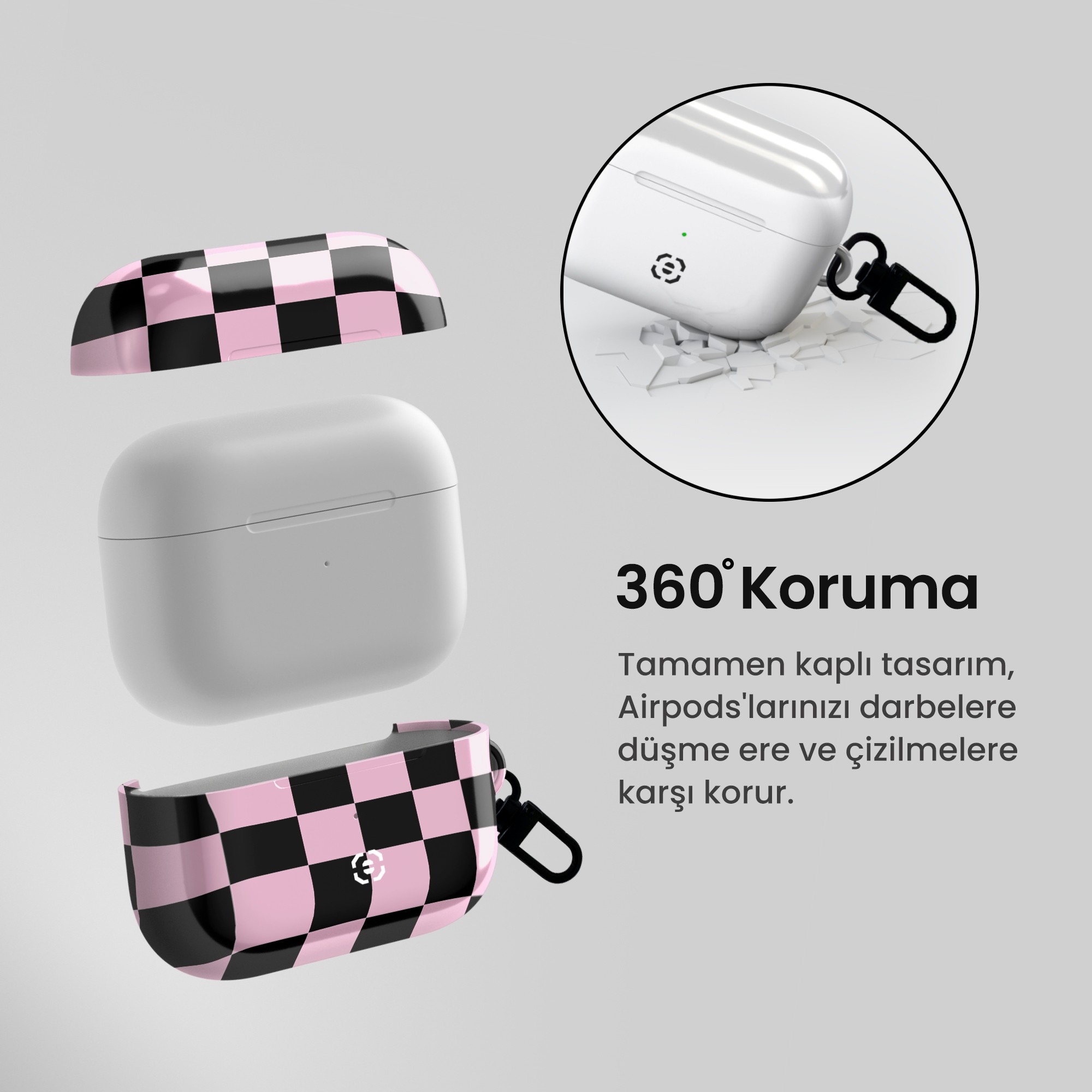 Eureka Tres Airpods Kulaklık Kılıfı