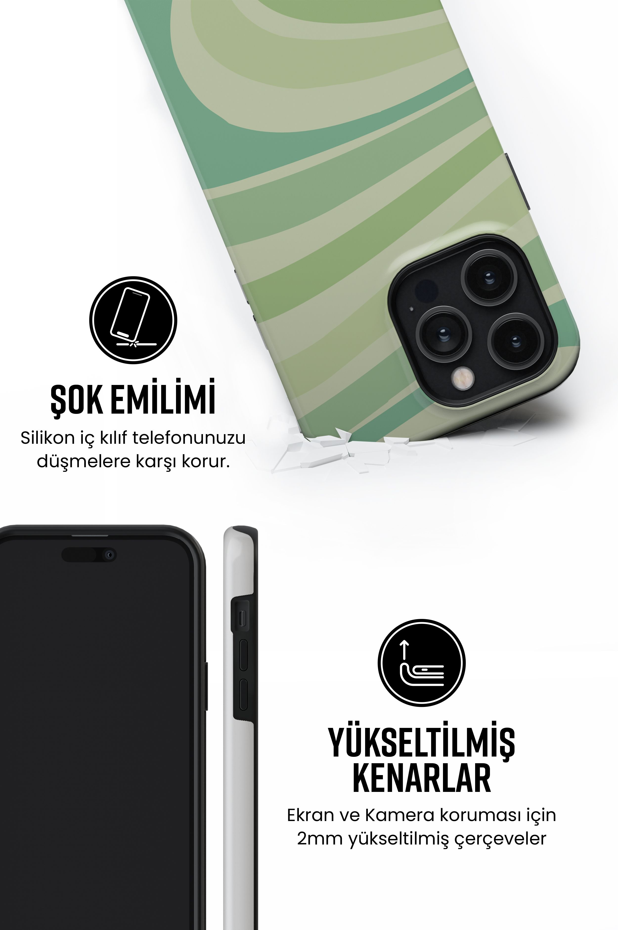 Arway Tres iPhone Telefon Kılıfı