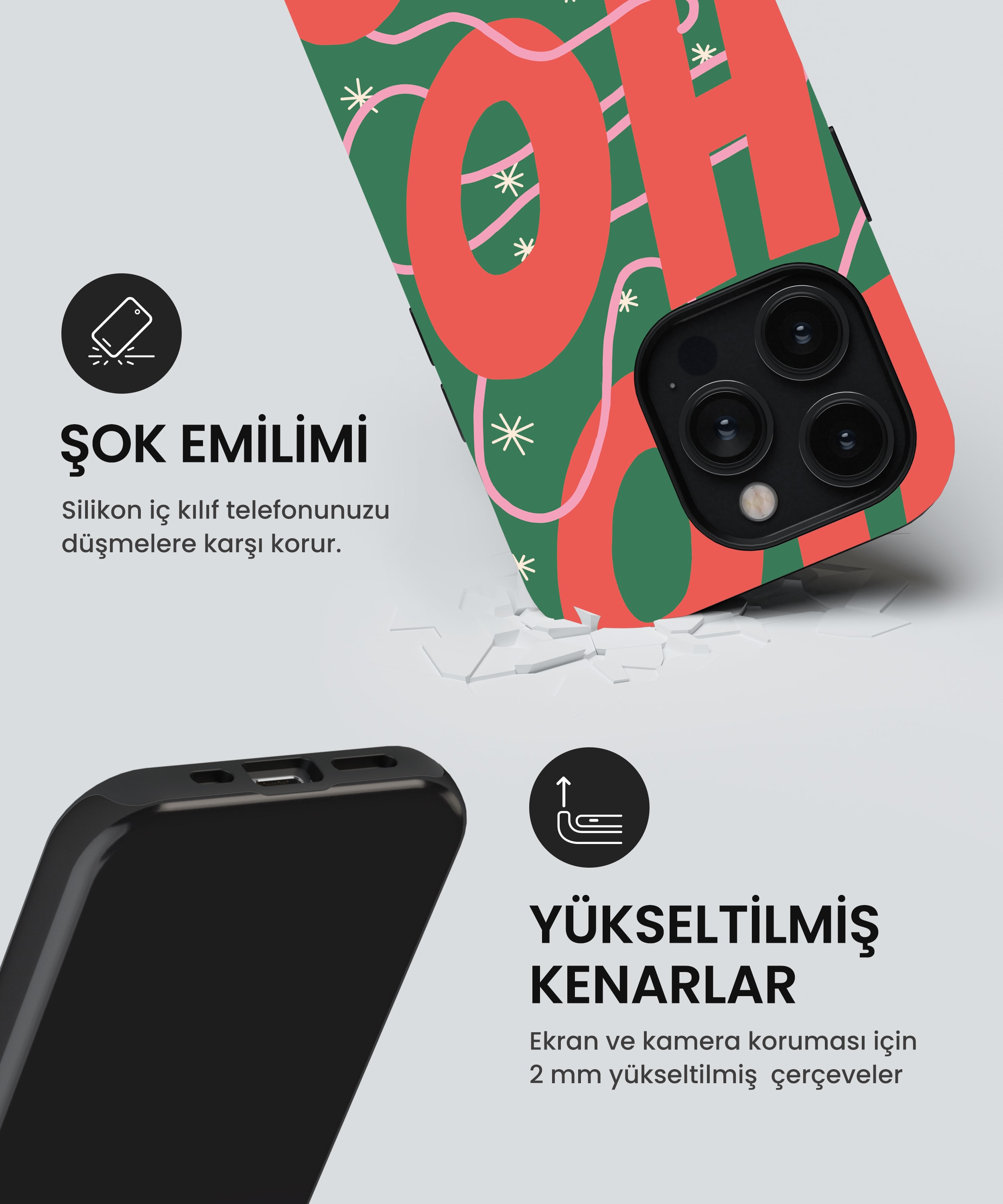 Olso Tres iPhone Telefon Kılıfı