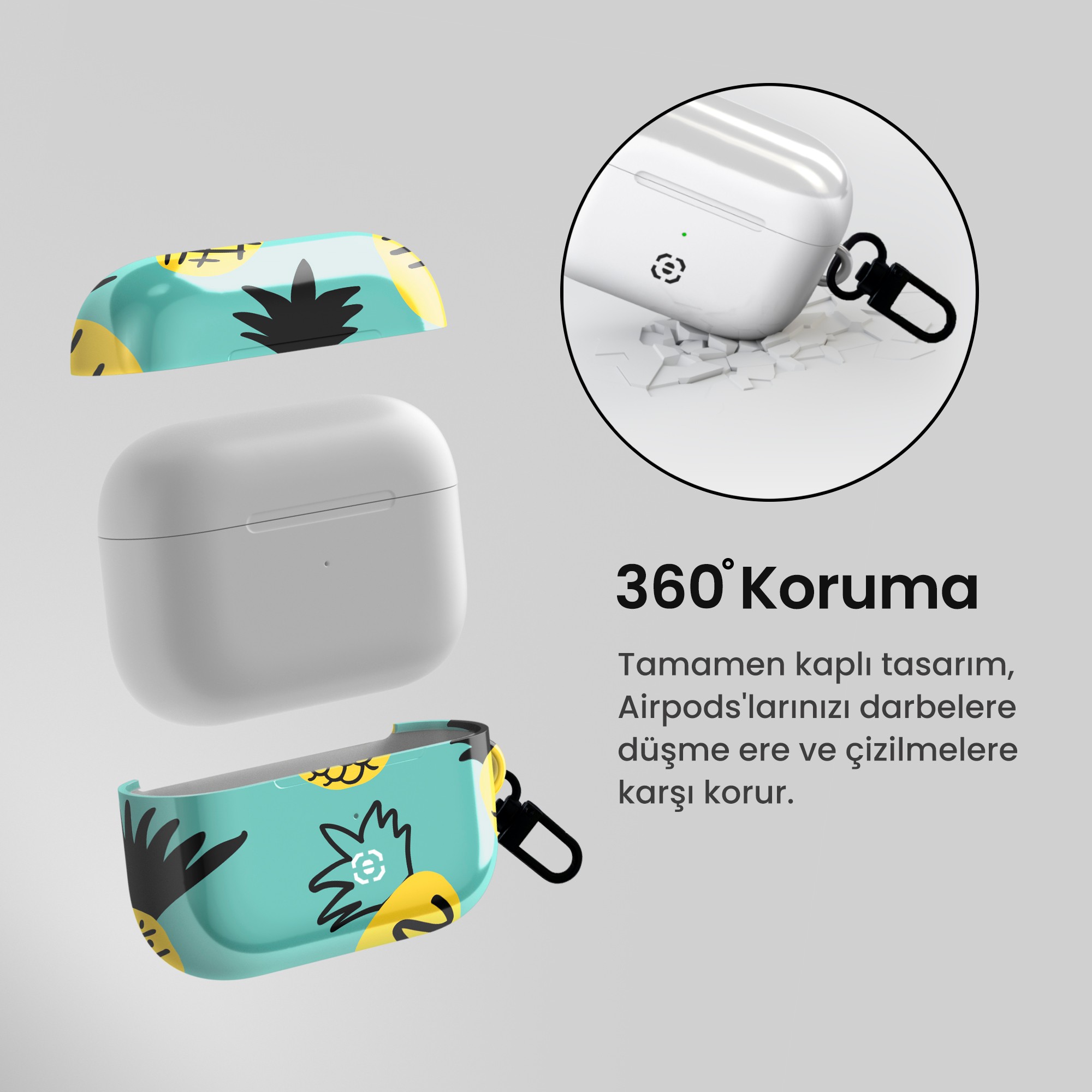 Pineap Tres Airpods Kulaklık Kılıfı