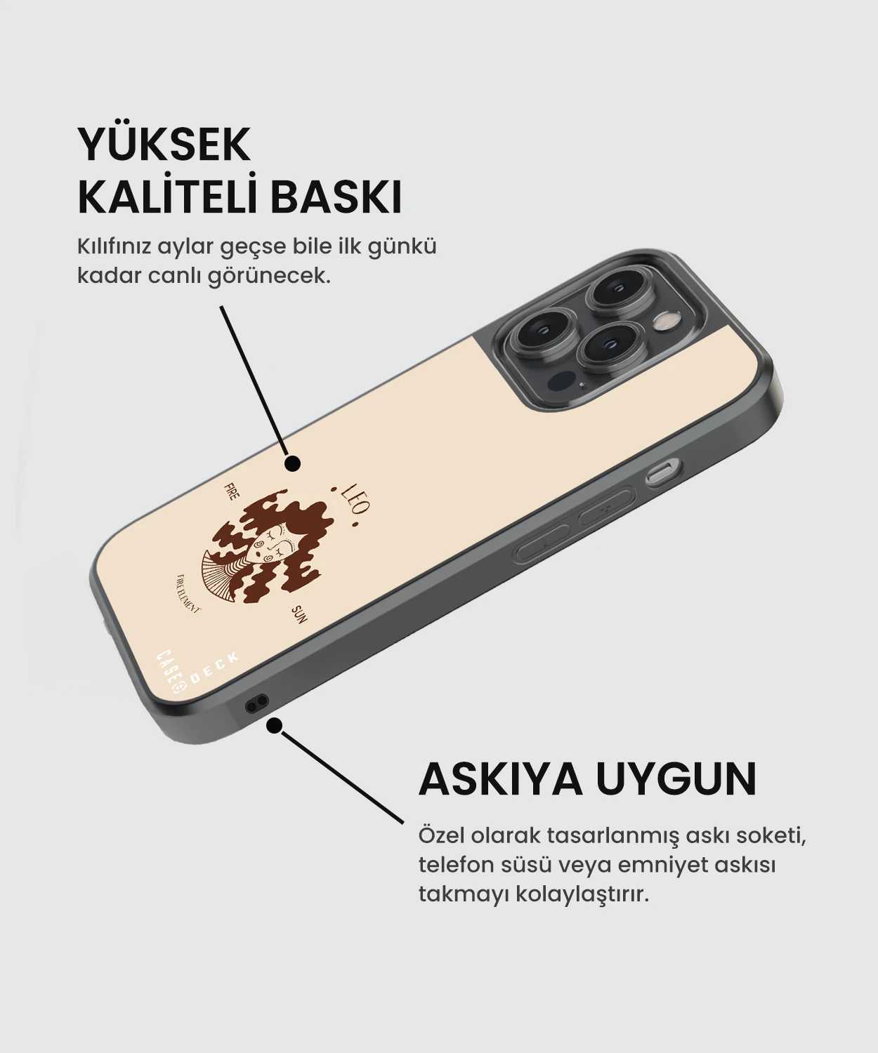 Leo Babil iPhone Telefon Kılıfı